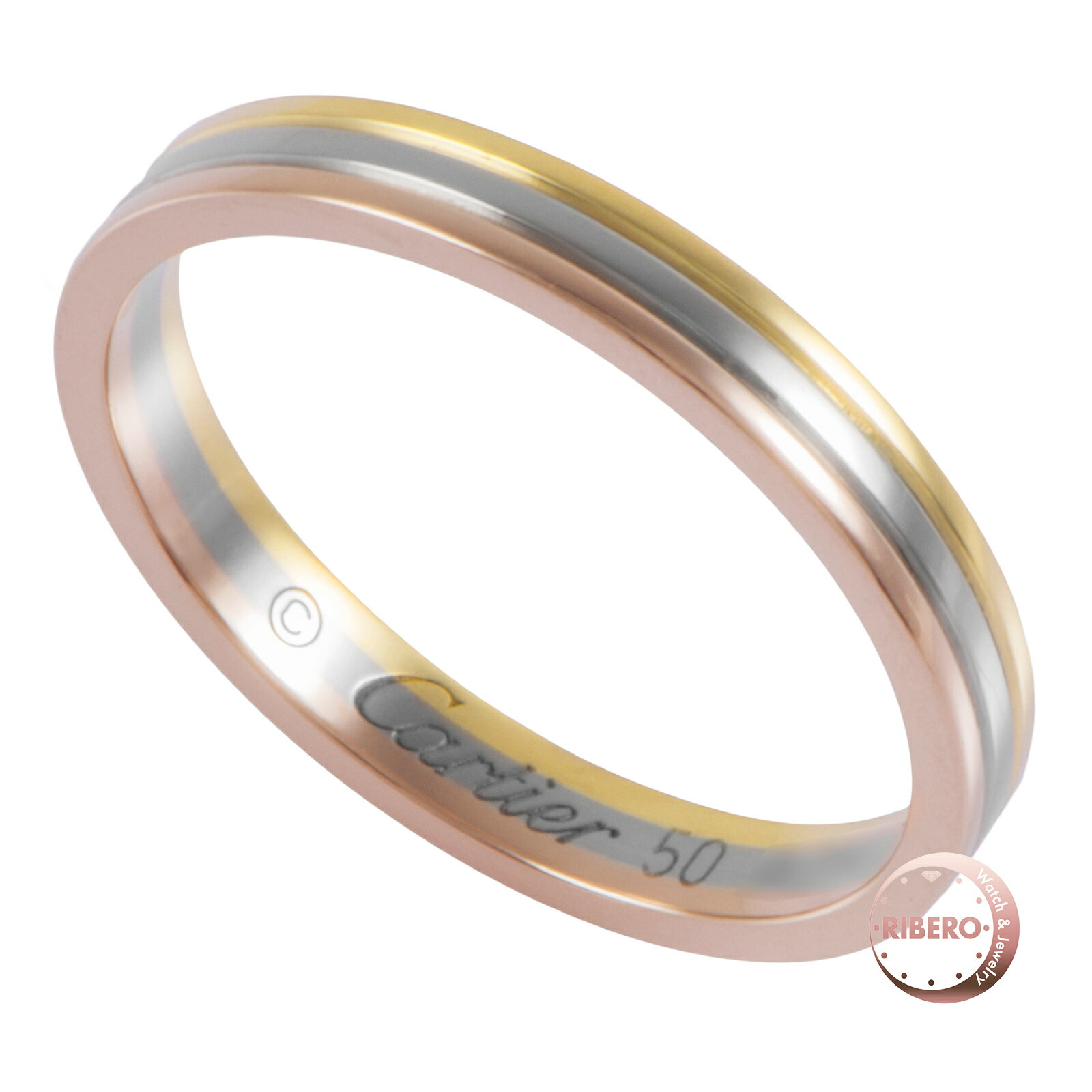 樂天商城 - CARTIER カルティエ ヴァンドーム ルイ カルティエ ウェディング リング 指輪 10号 K18YG K18WG K18PG ゴールド シルバー【中古】