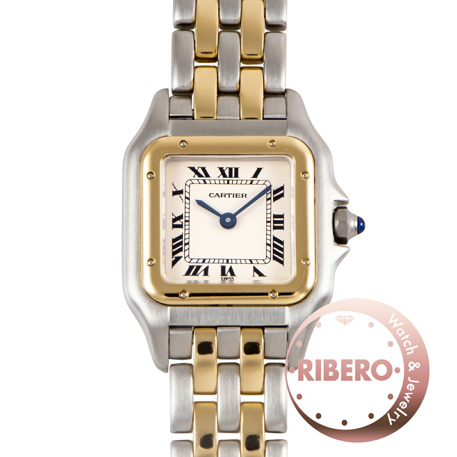 CARTIER カルティエ パンテールSM 2ロウ 84083242 SS/YG【中古】