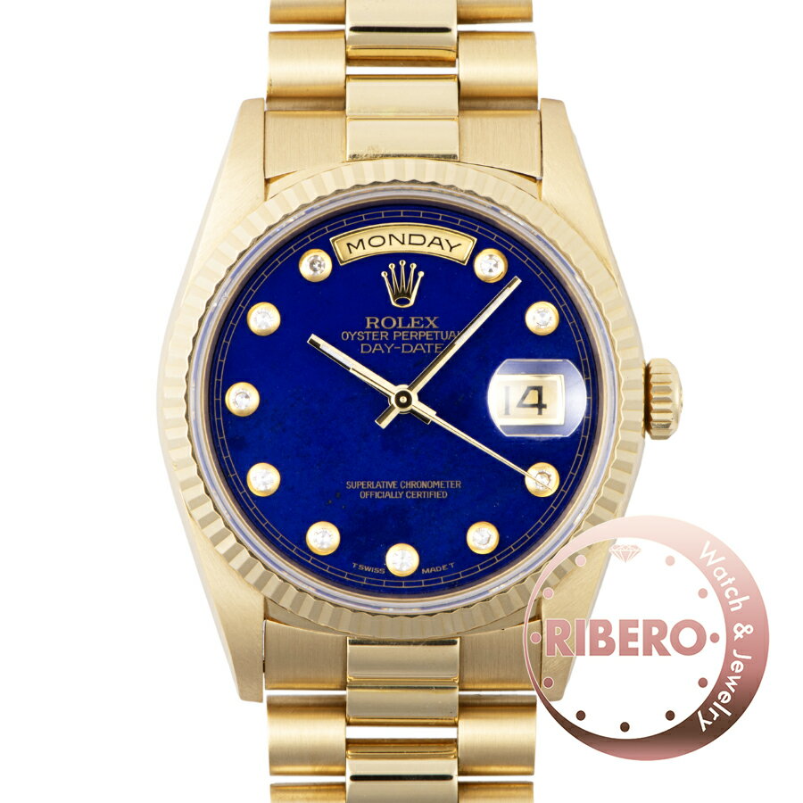 ROLEX ロレックス デイデイト 18238G E番 Pinball Lapis ピンボールポイントダイヤ【中古】