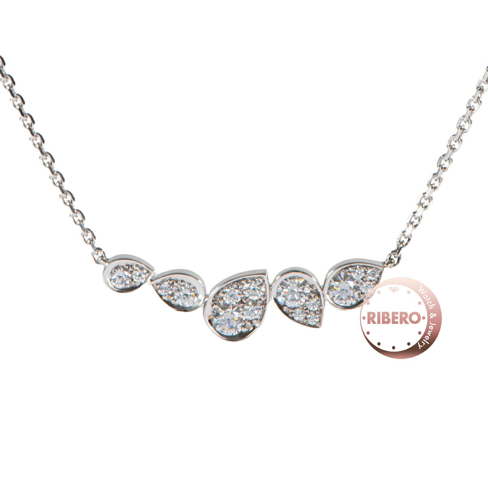 Rakuten - Chaumet ショーメ ジョゼフィーヌ ロンド デグレット ネックレス 083847-000 ペンダント K18WG ダイヤモンド シルバー【中古】