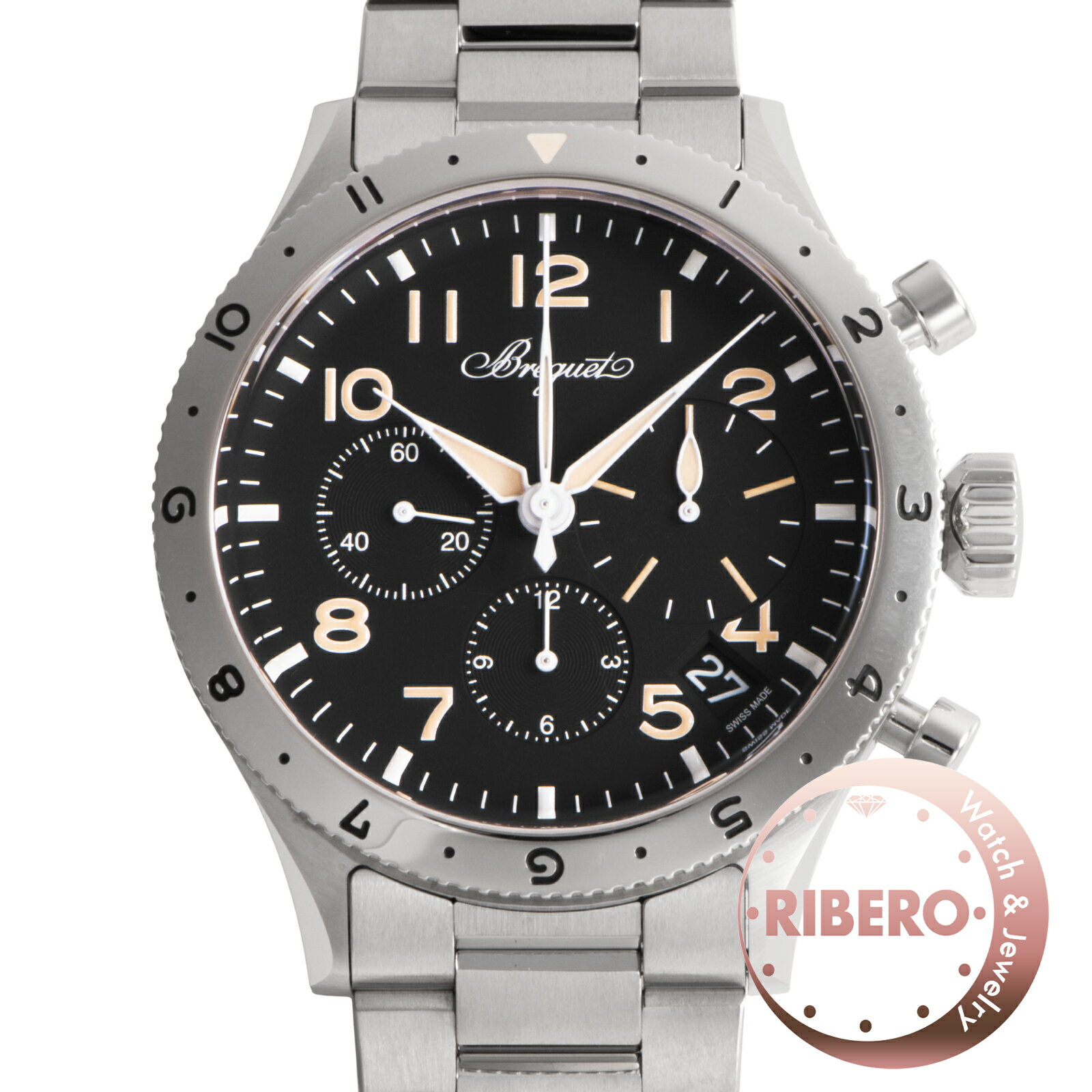 【未使用】Breguet ブレゲ 保証書2025年 タイプXX クロノグラフ 2067 2067ST/92/SW0 ステンレススチール【中古】