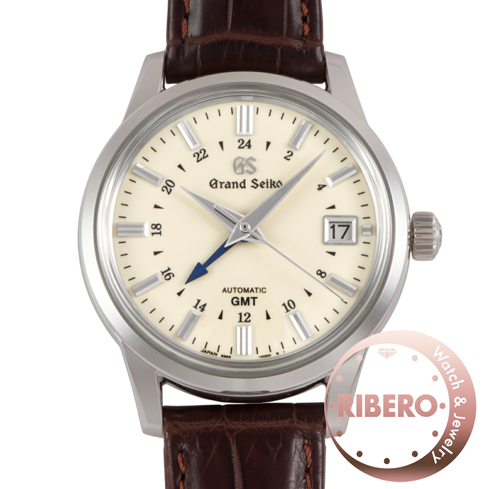 【新品】SEIKO セイコー 保証書2026年 グランドセイコー 9Sメカニカル GMT SBGM221 ステンレススチール【中古】