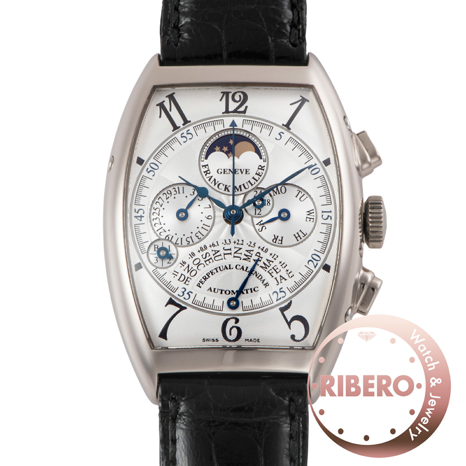 FRANCK MULLER フランクミュラー トノウ カーベックス レトログラード エクィエーション パーペチュアルカレンダー 6850QPE K18WG【中古】