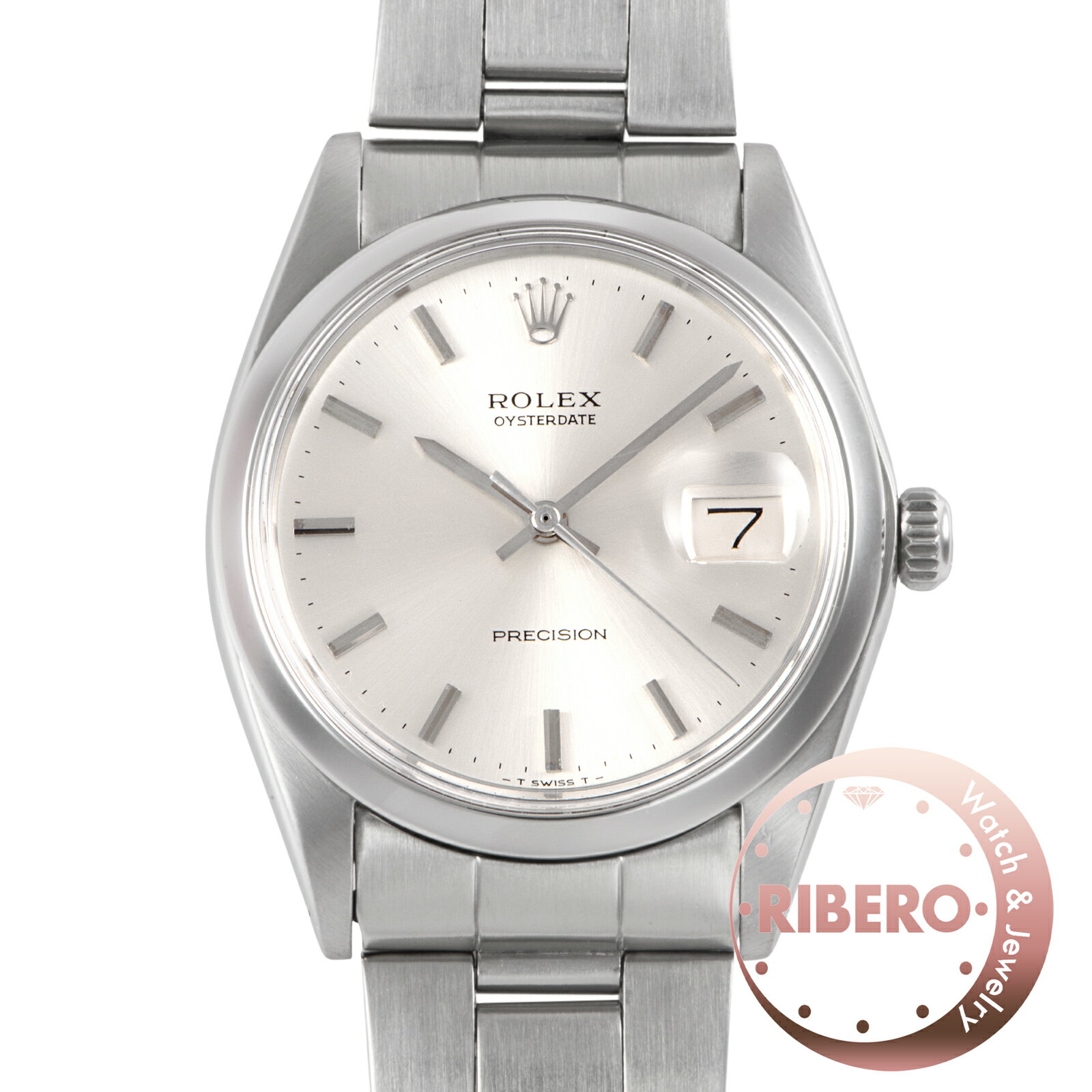 乐天商城 - ROLEX ロレックス オイスターデイト 1972年製 6694 ステンレススチール【中古】