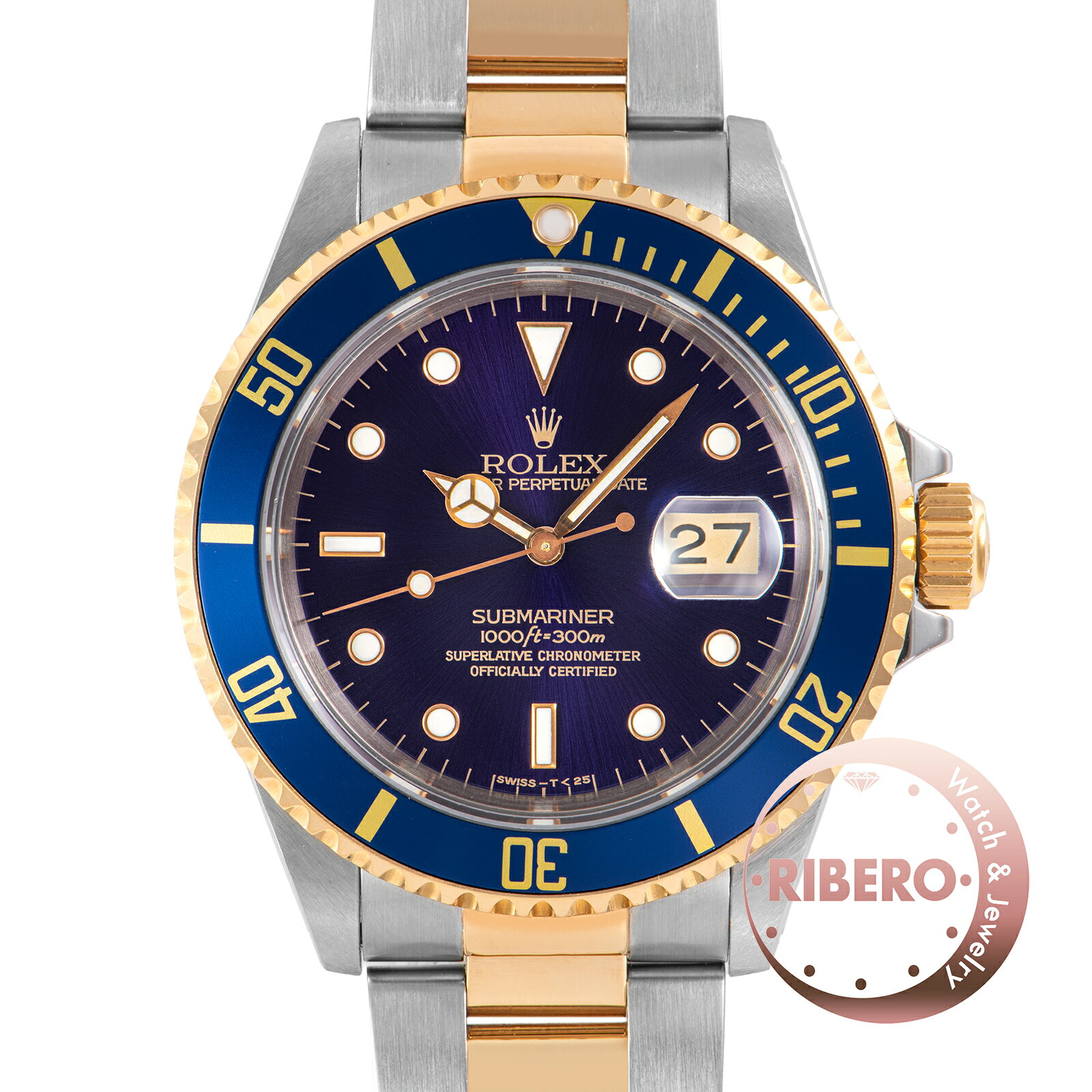 Rakuten - ROLEX ロレックス サブマリーナデイト 16613 S番 ヴァイオレット Tritium SS/YG
