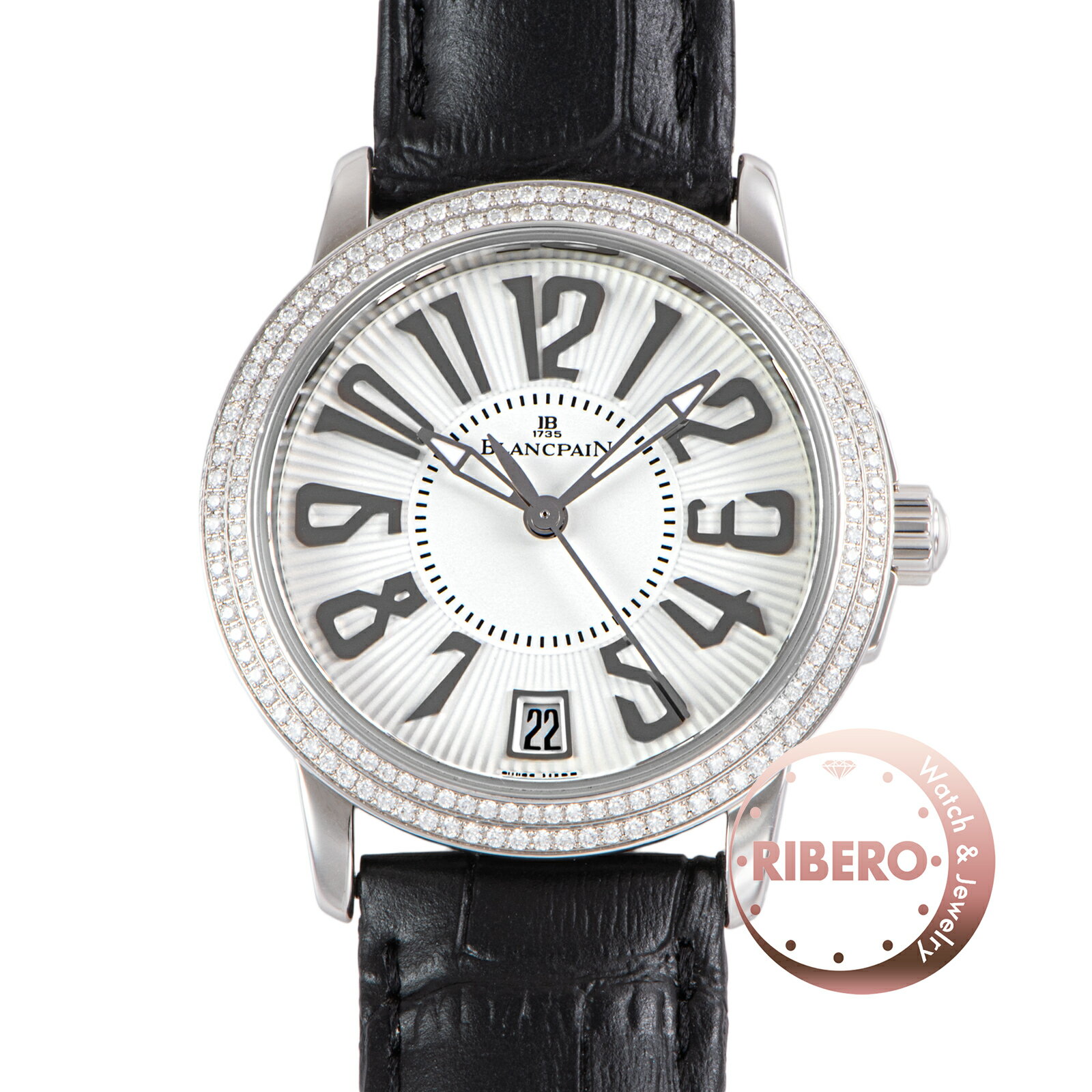 Blancpain ブランパン ウーマン ウルトラスリム ダイヤベゼル 3300-4527-64B ステンレススチール【中古】