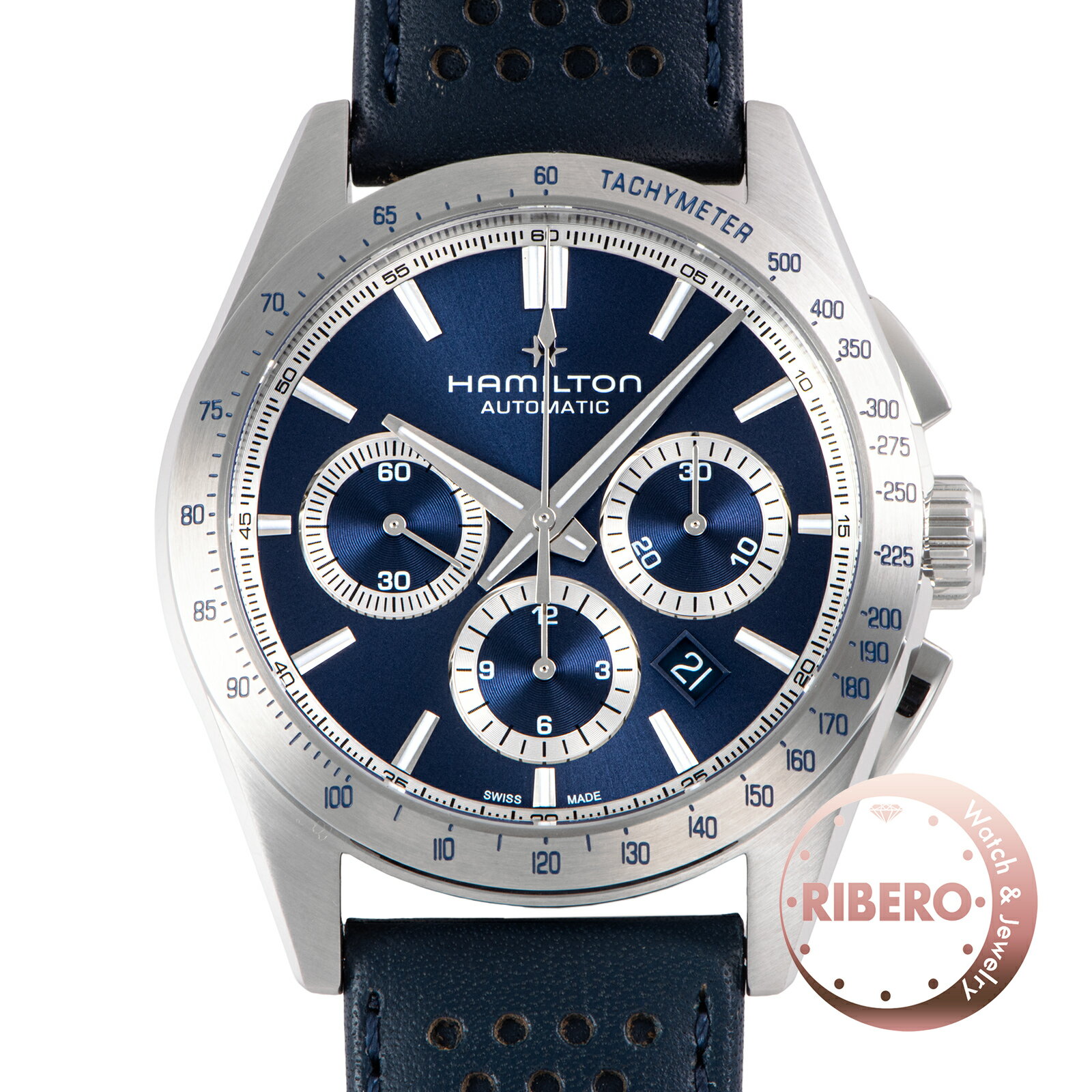 Lorna - 【新品】HAMILTON ハミルトン ジャズマスター パフォーマー オート クロノ H36616640 保証書2026年 ステンレススチール【中古】