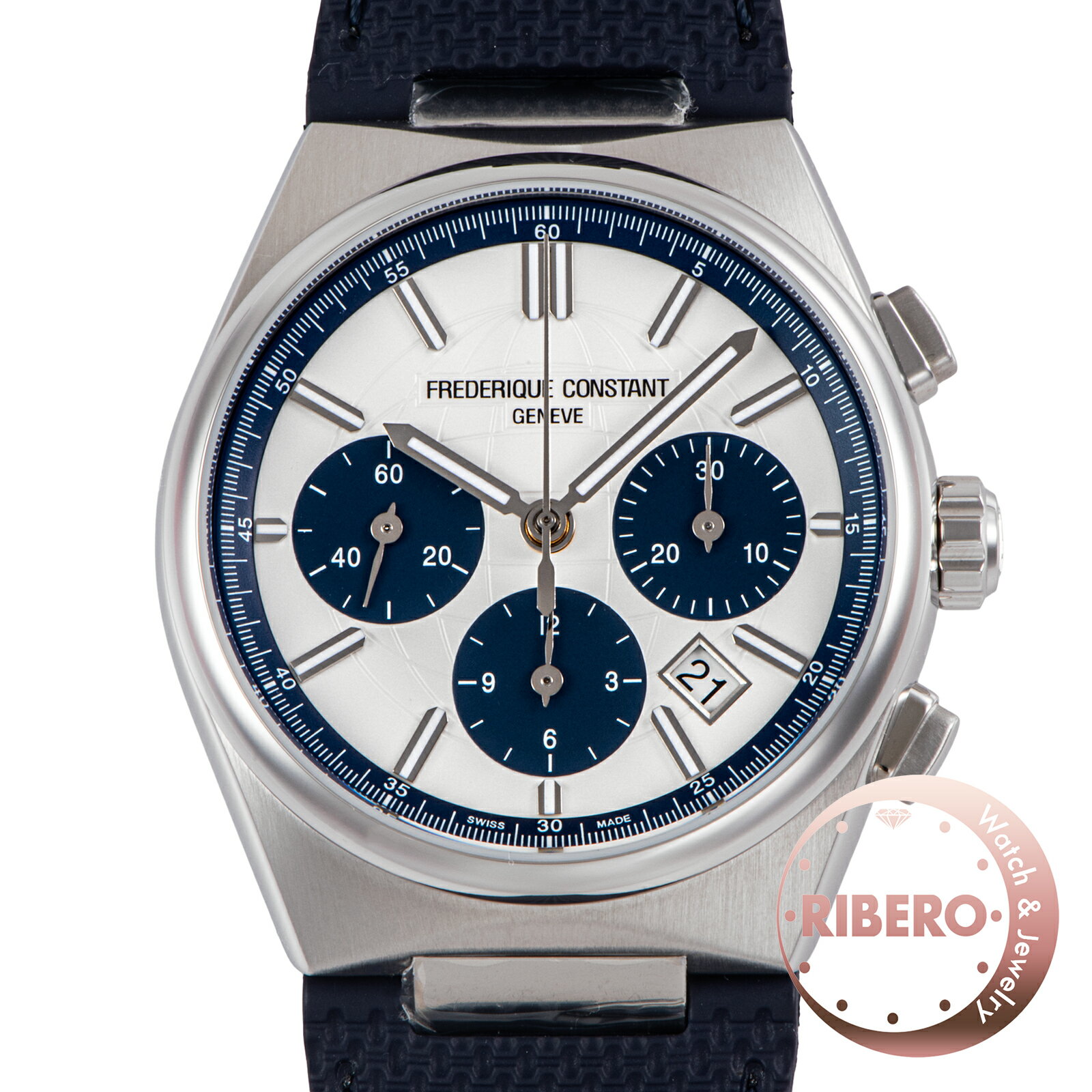 Rakuten - 【新品】FREDERIQUE CONSTANT フレデリック・コンスタント ハイライフ クロノグラフ オートマチック FC-391WN4NH6 保証書2026年 世界限定1888本 ステンレススチール【中古】