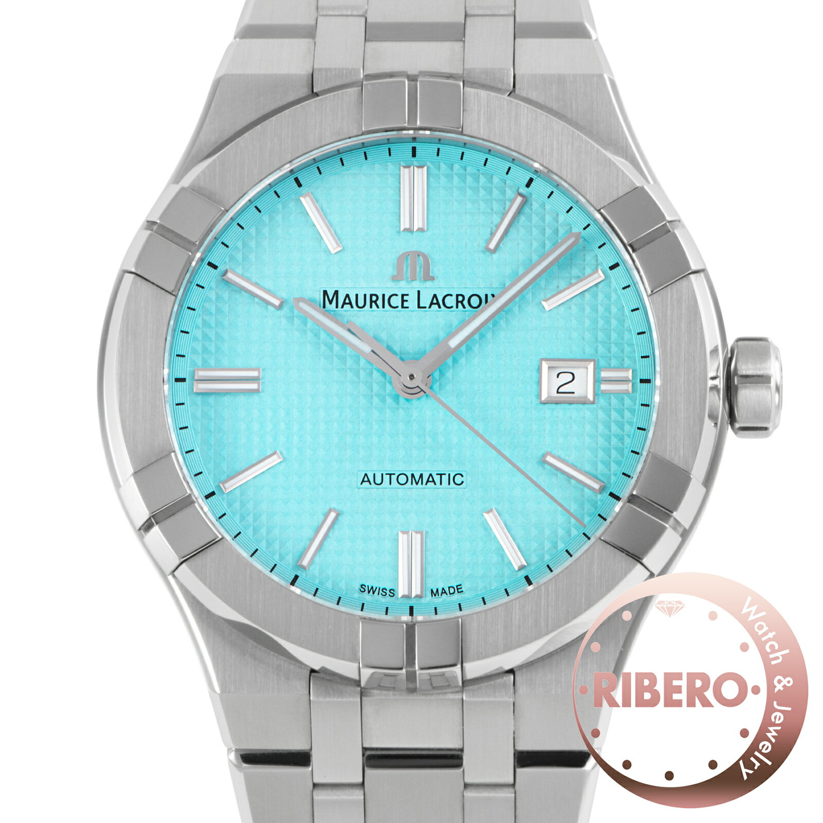 BVLGARI - Maurice Lacroix モーリス・ラクロア アイコン オートマティック リミテッド サマーエディション AI6008-SS00F-431-C 世界888本限定 ステンレススチール