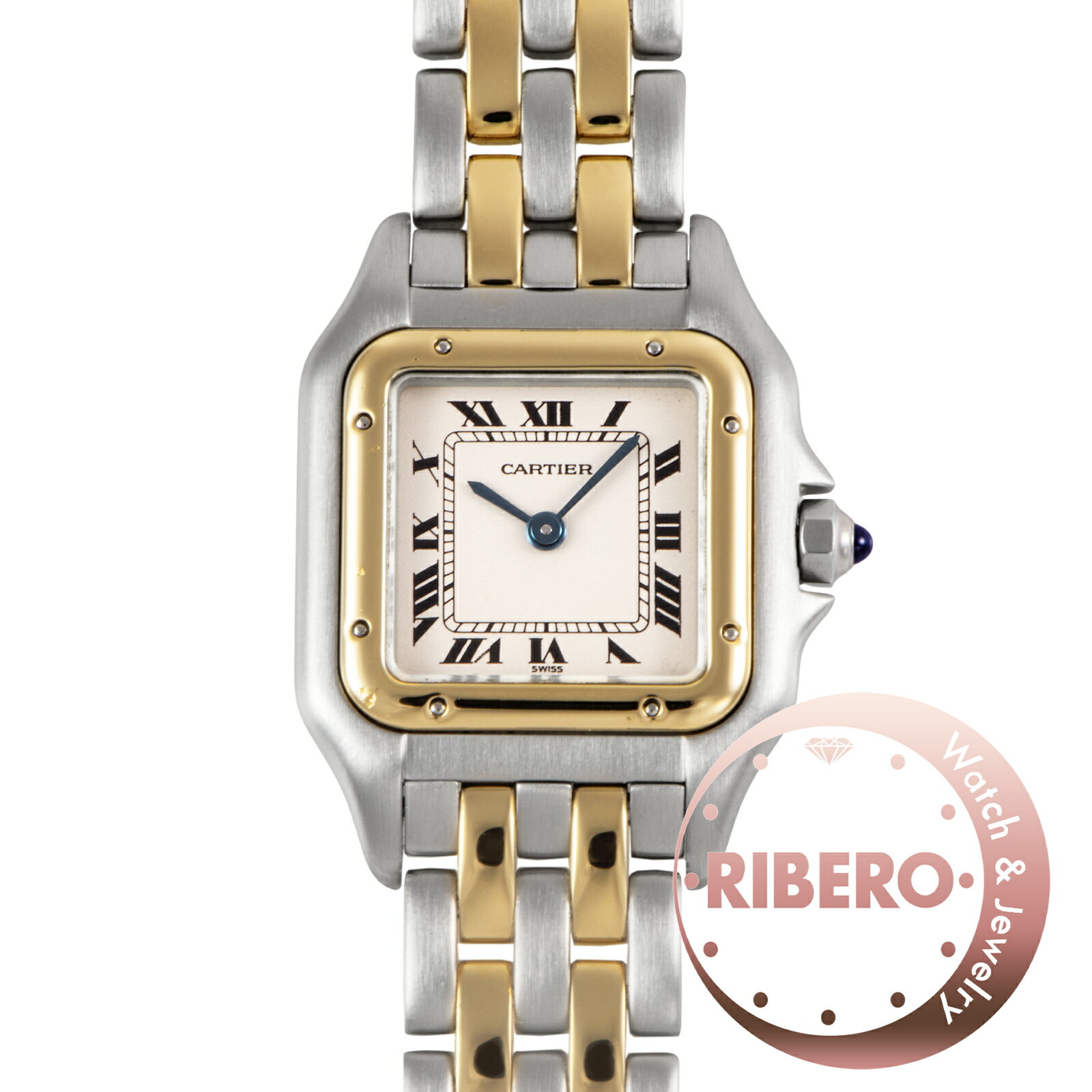 CARTIER カルティエ パンテールSM 2ロウ 84083242 SS/YG【中古】