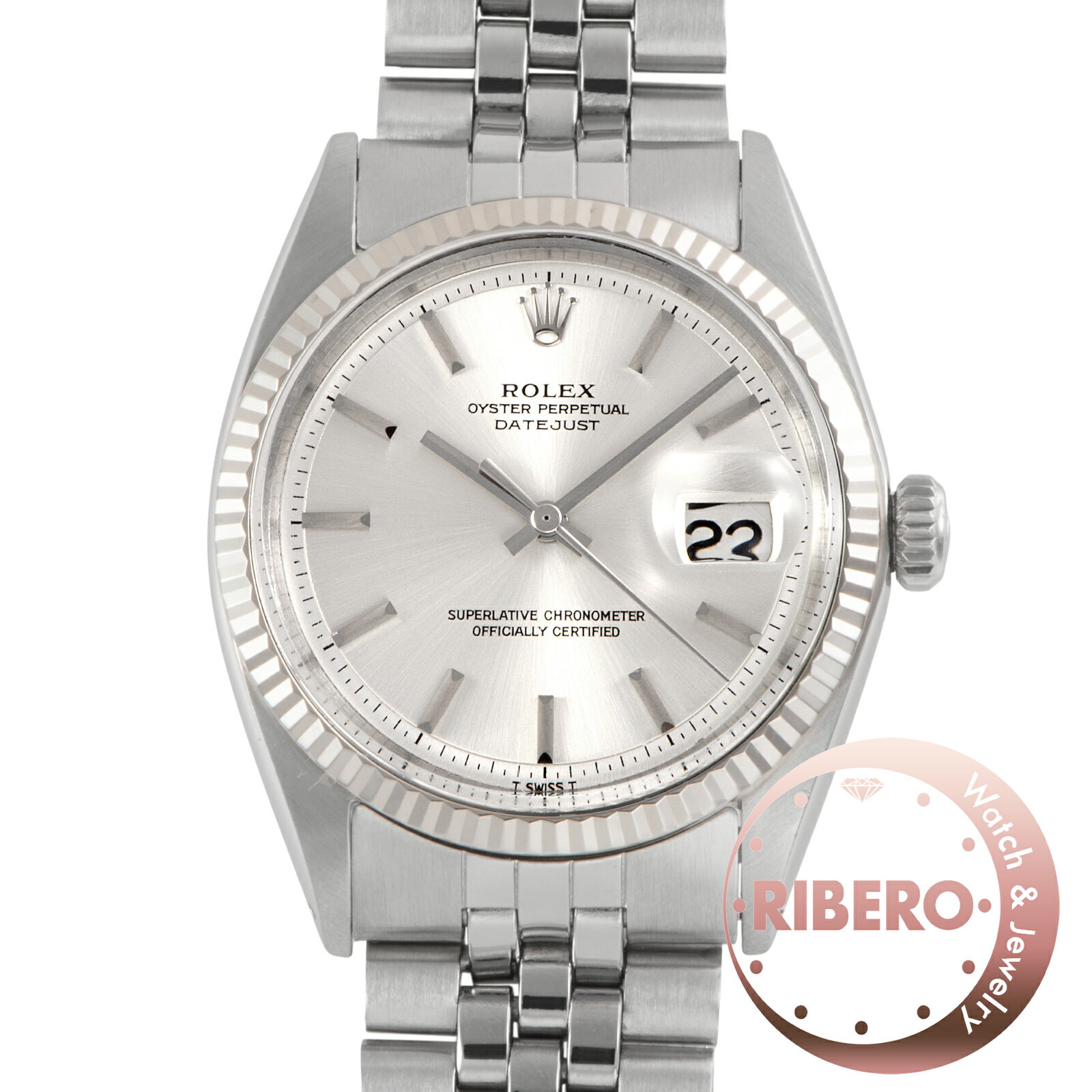 乐天商城 - ROLEX ロレックス デイトジャスト 1601 1970年製 SS/WG【中古】