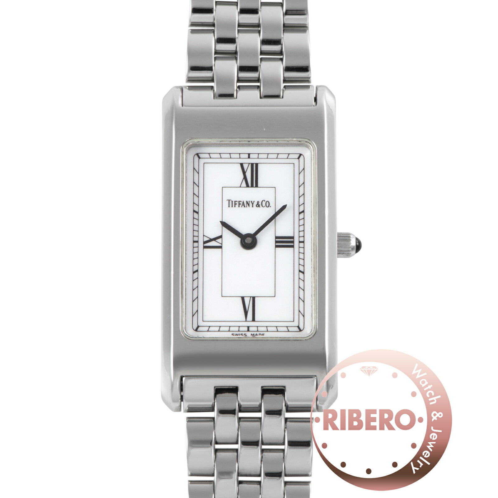 TIFFANY - TIFFANY&Co. ティファニー クラシックレクタングル ステンレススチール【中古】