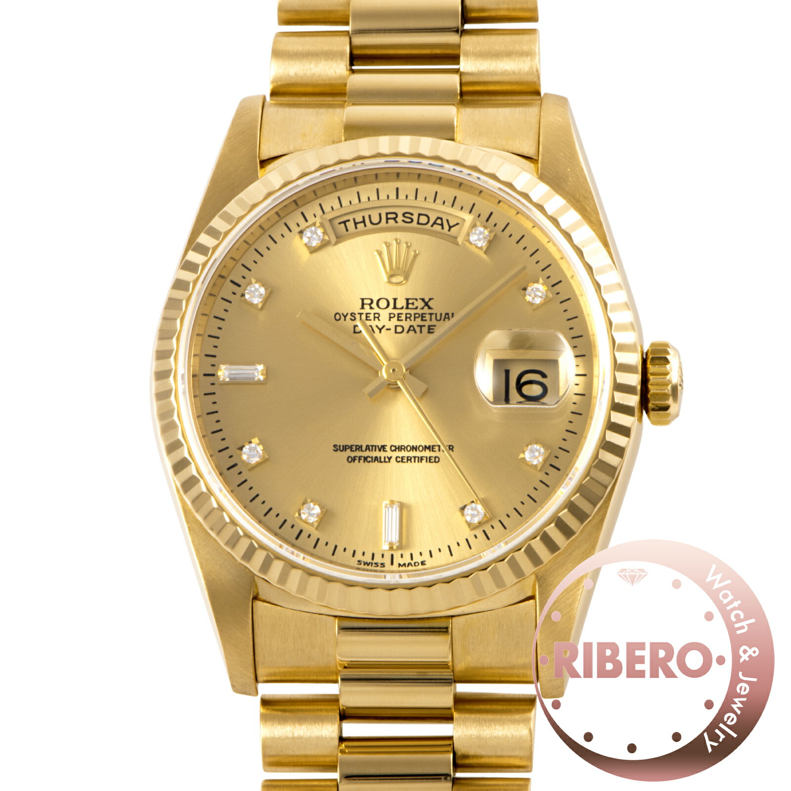 Rakuten - ROLEX ロレックス デイデイト W番 18238A K18YG【中古】