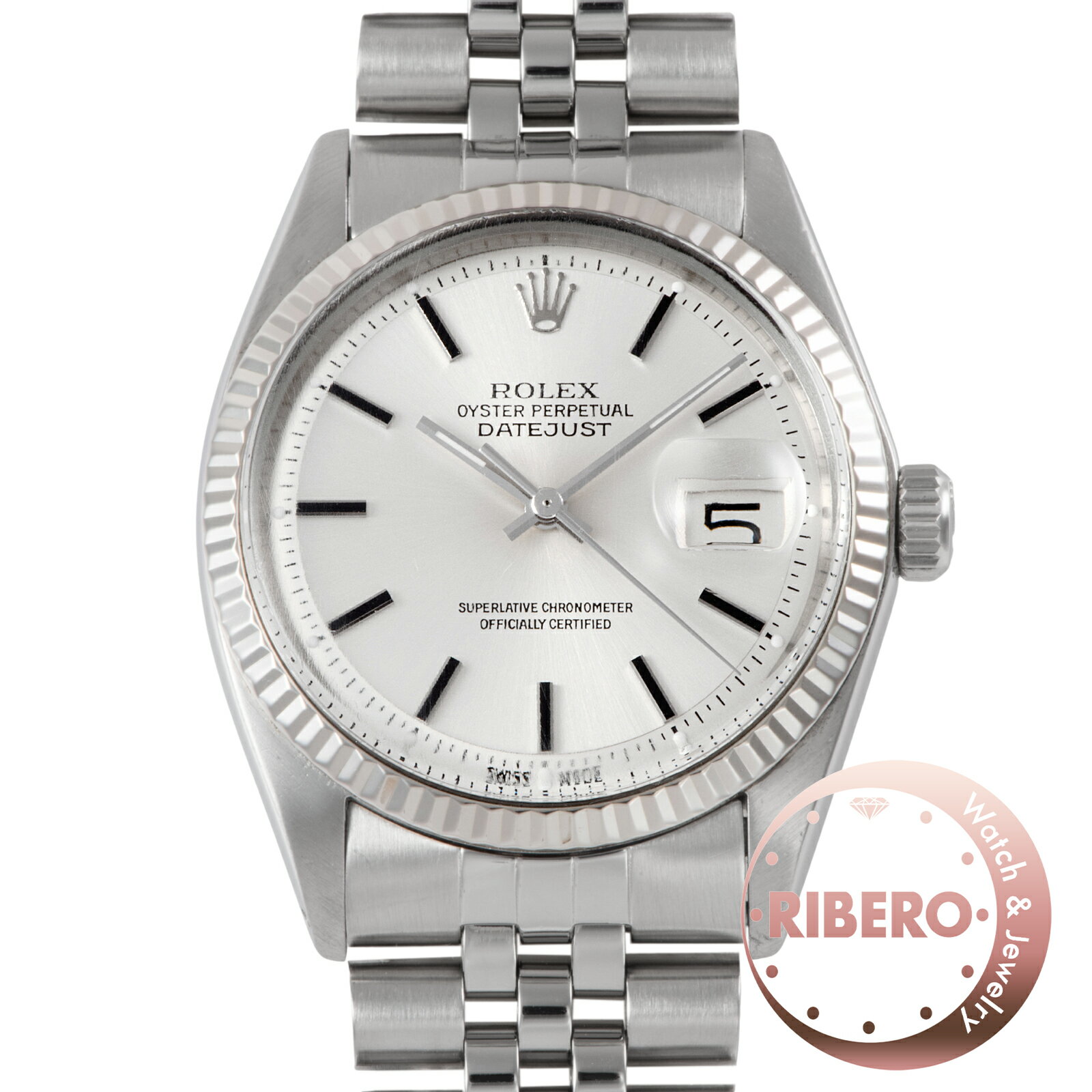 乐天商城 - ROLEX ロレックス デイトジャスト 1601 1972年製 SS/WG【中古】