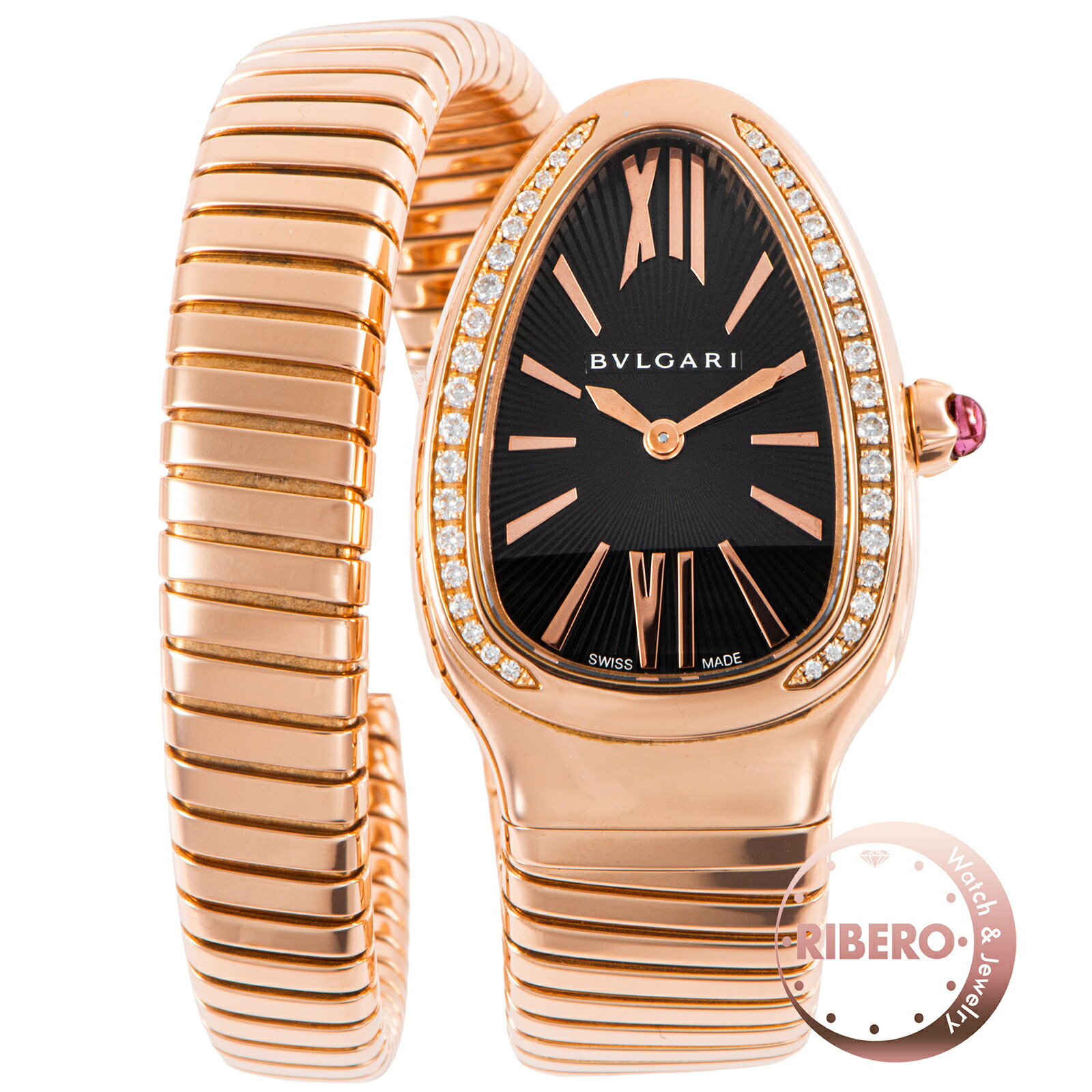 BVLGARI ブルガリ セルペンティトゥボガス SPP35BGDG.1T SPP35G K18PG【中古】