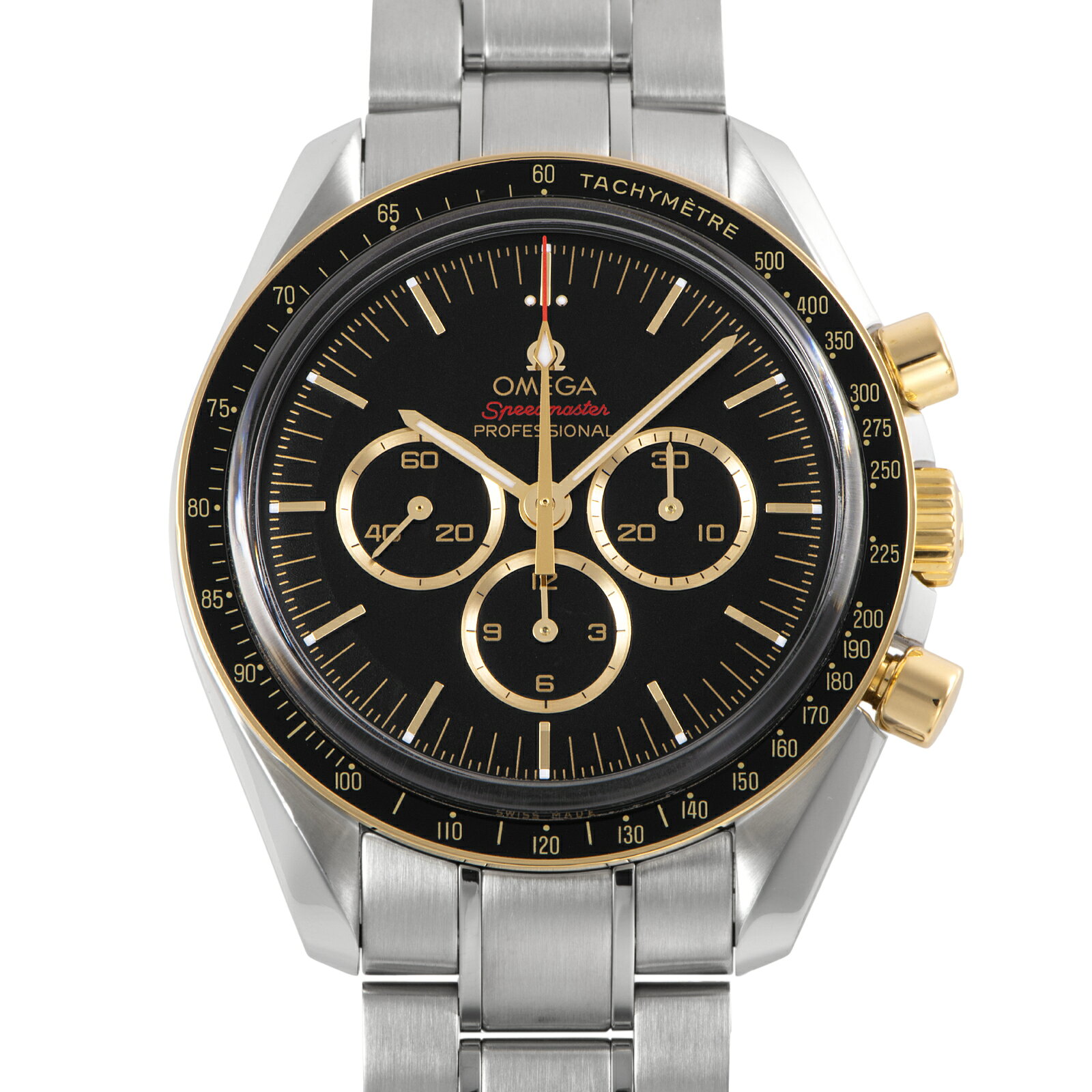 RIBERO楽天市場店のOMEGA オメガ スピードマスター 東京2020 リミテッドエディション 522.20.42.30.01.001 限定2020本 SS/YG【中古】｜アングル2