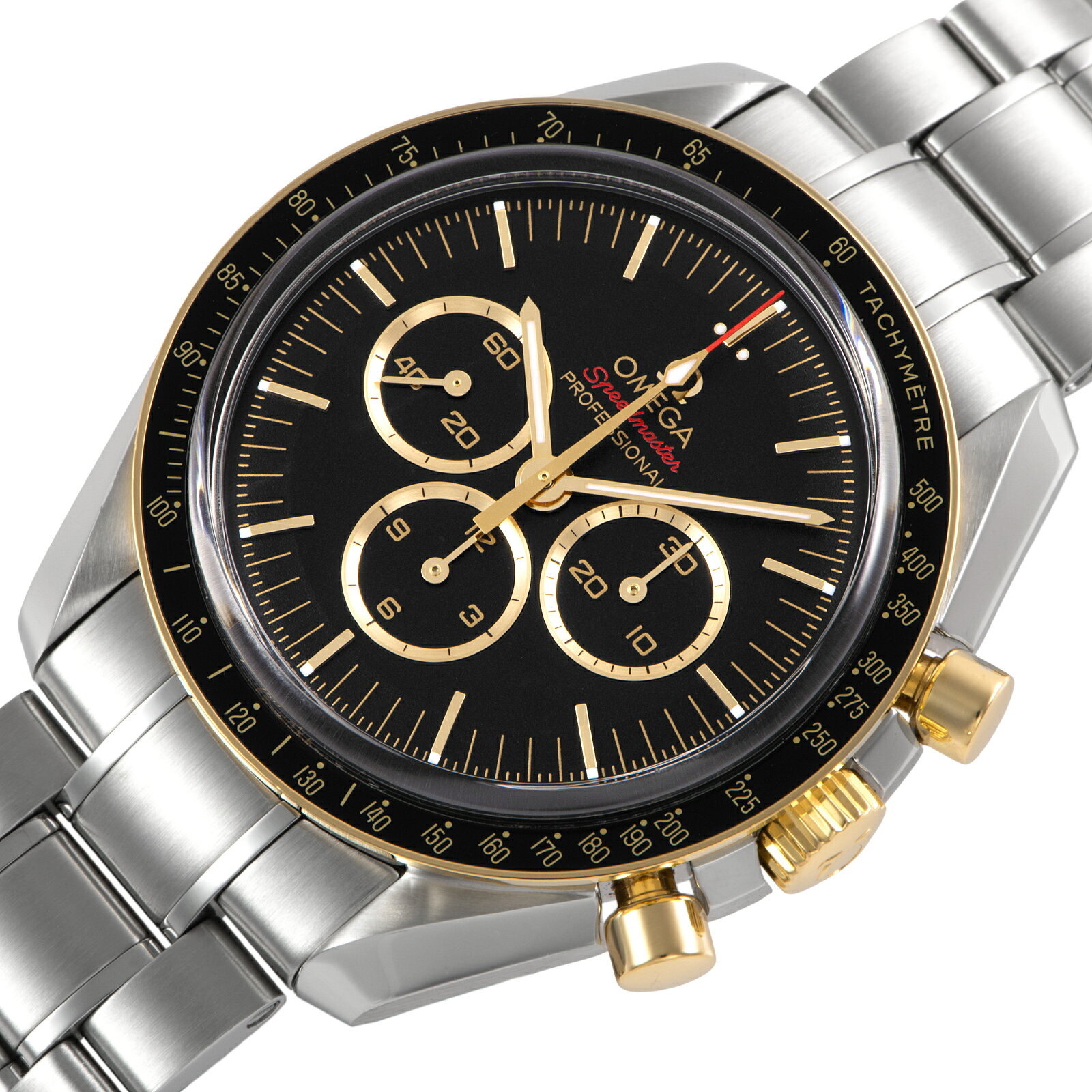 RIBERO楽天市場店のOMEGA オメガ スピードマスター 東京2020 リミテッドエディション 522.20.42.30.01.001 限定2020本 SS/YG【中古】｜アングル3