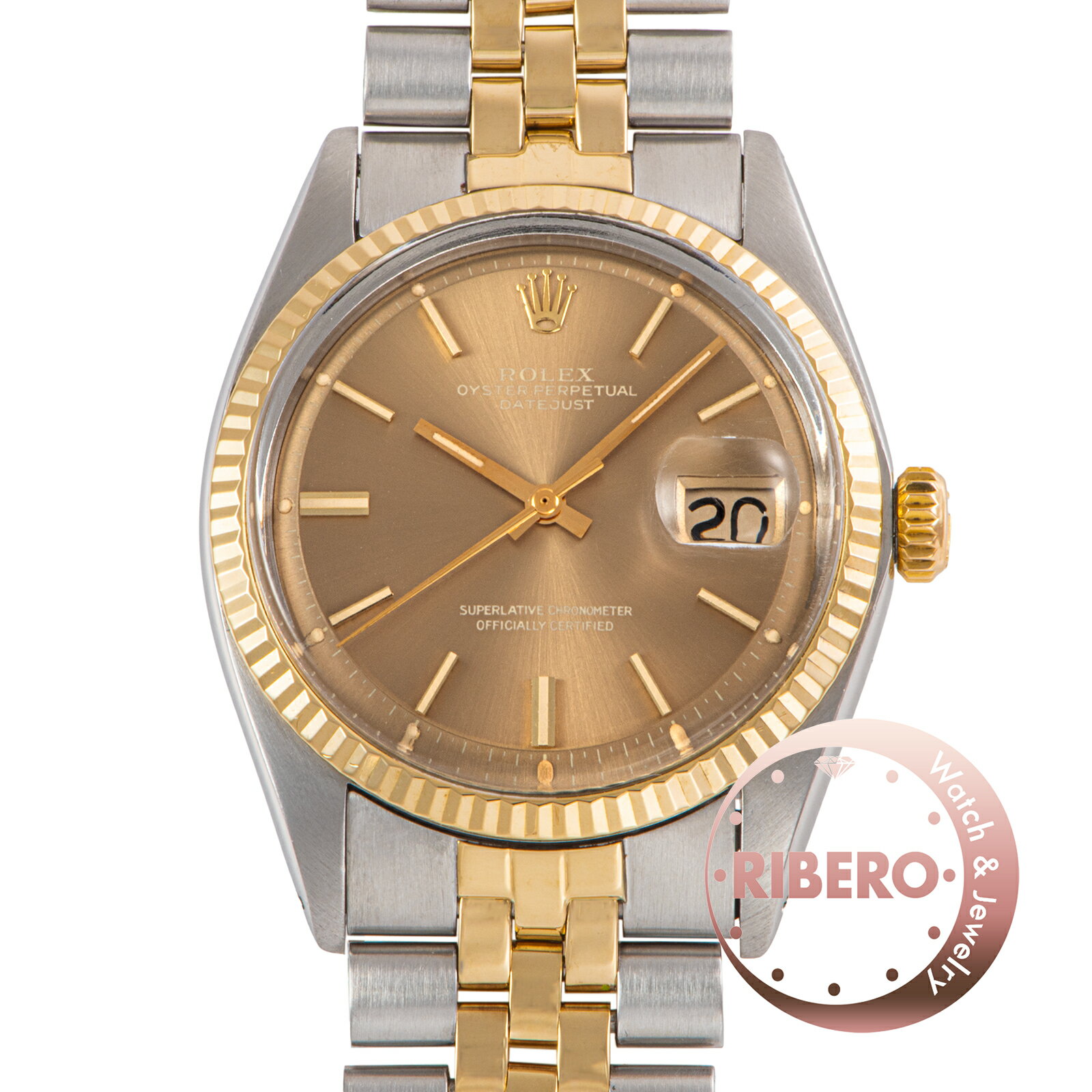 Rakuten - ROLEX ロレックス デイトジャスト 1601 1973年製 ゴーストダイヤル Tritium K18YG【中古】