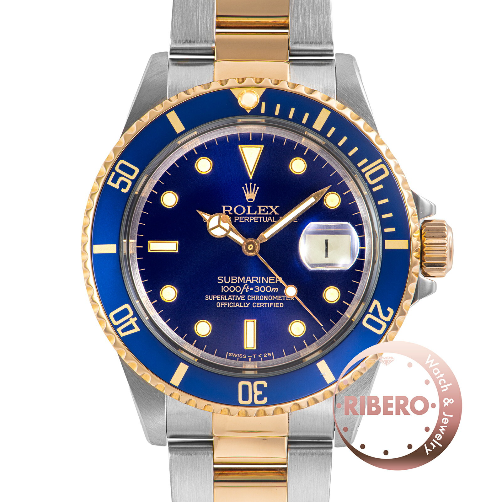 ROLEX ロレックス サブマリーナデイト 16613 W番 ヴァイオレット SS/YG【中古】