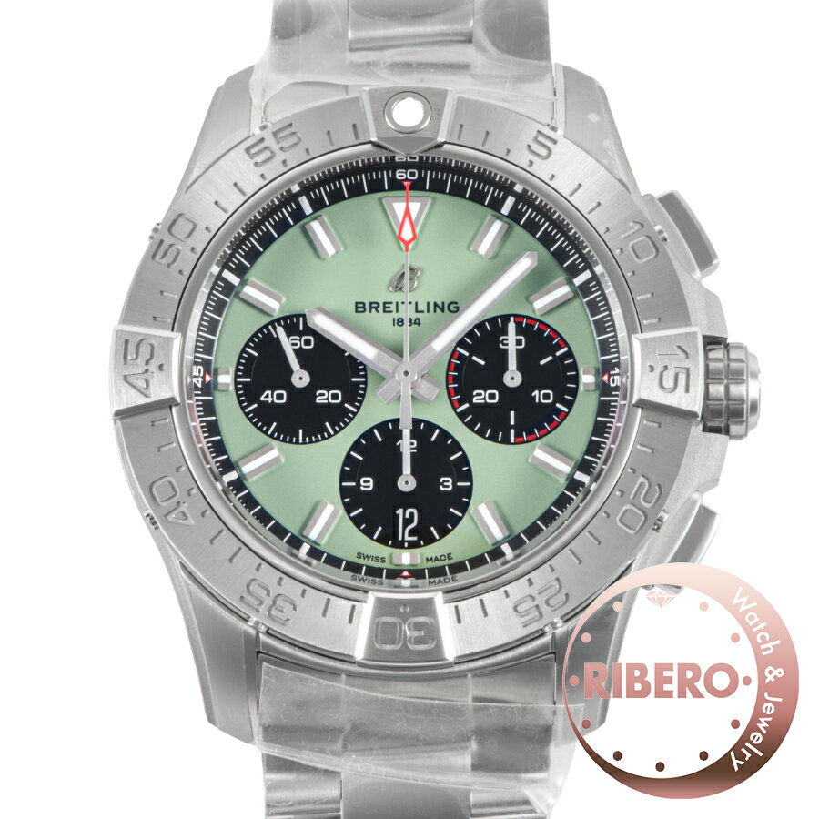 Rakuten - 【未使用】BREITLING ブライトリング アベンジャー B01 クロノグラフ 44 AB0147101L1A1 ステンレススチール【中古】
