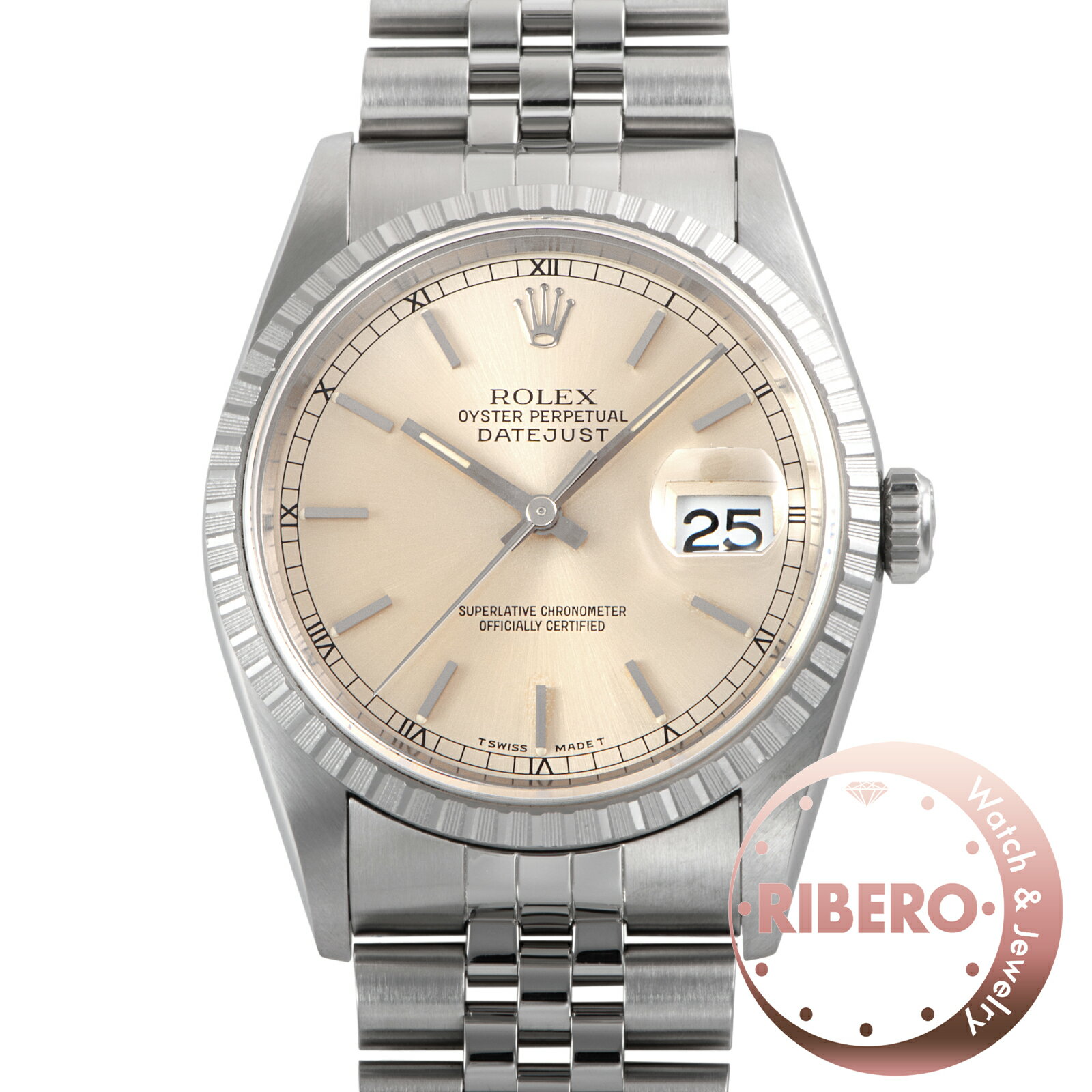 Rakuten - ROLEX ロレックス デイトジャスト 16220 S番 Patina Tritium ステンレススチール【中古】