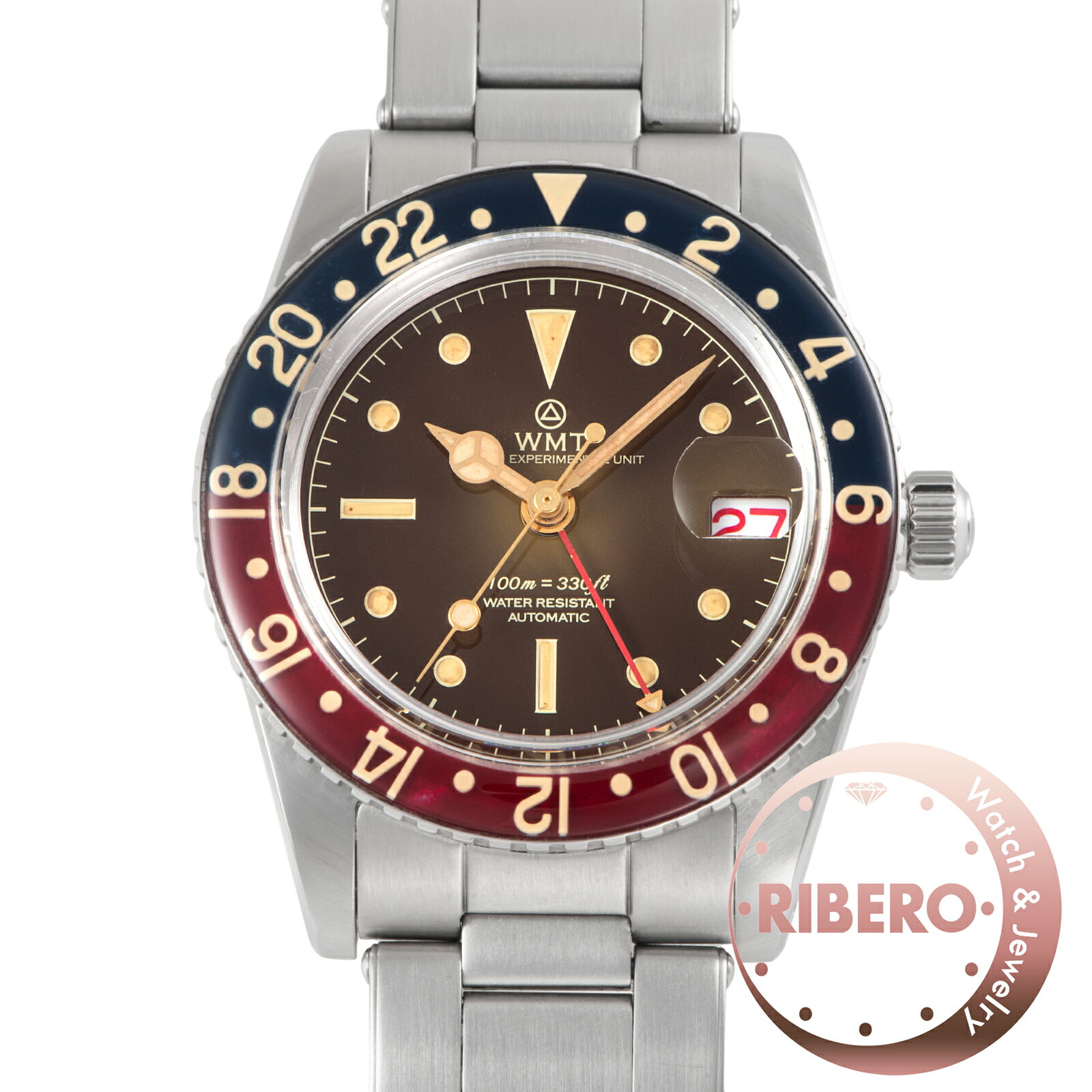 Rakuten - WMT Watch Panton MKII Brown Dial Aged Edition ステンレススチール【中古】