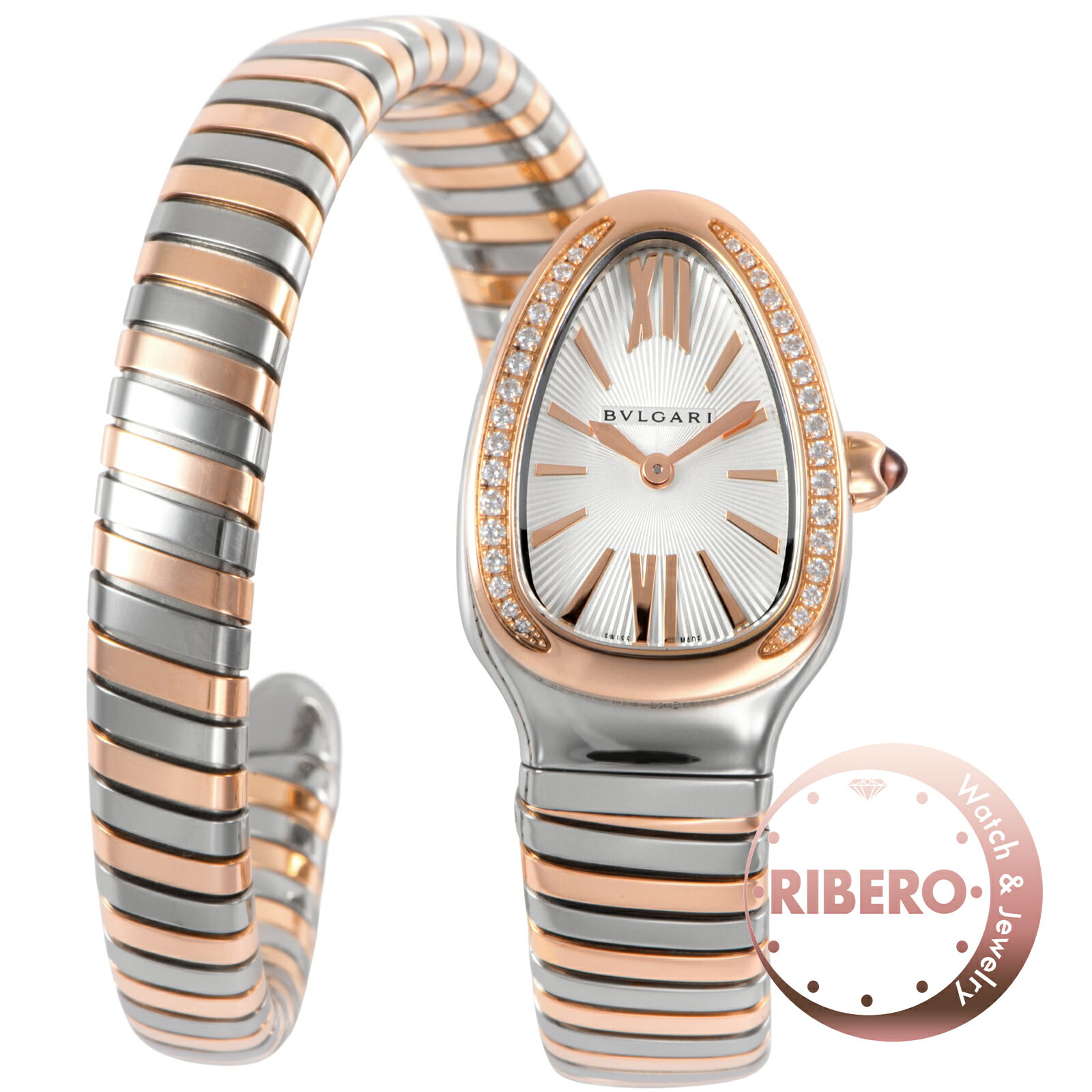 Rakuten - BVLGARI ブルガリ セルペンティトゥボガス シングルスパイラル SP27SPG/103131 日本・韓国限定スペシャルエディション SS/PG【中古】