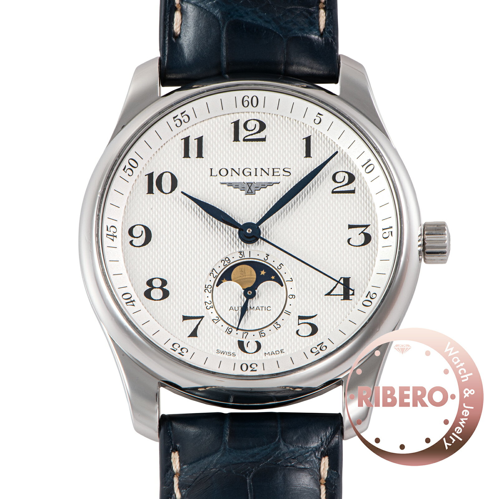 LONGINES ロンジン マスターコレクション ムーンフェイズ L2.909.4.78.3 ステンレススチール【中古】