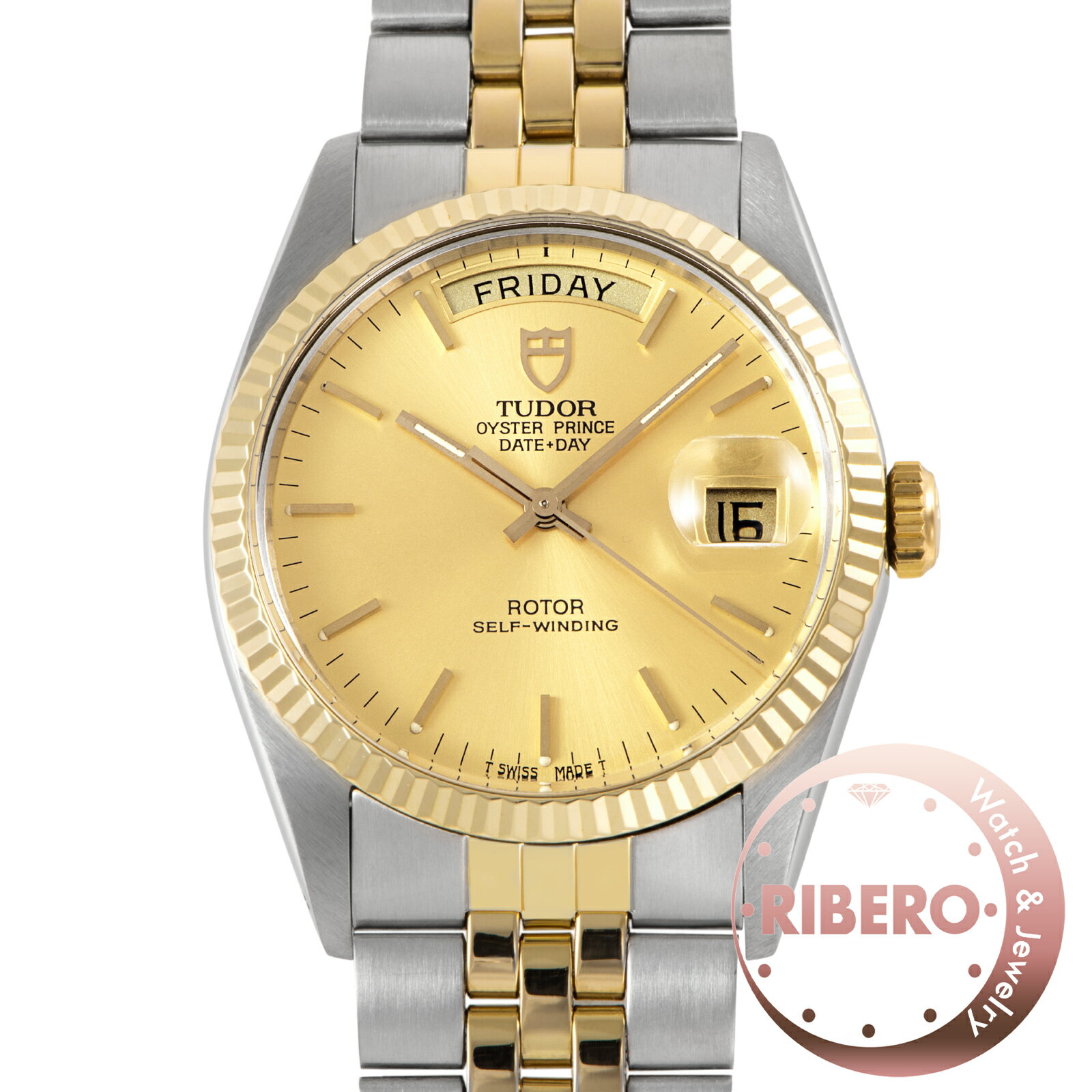 乐天商城 - TUDOR チューダー / チュードル プリンスオイスターデイトデイ 94613 SS/YG【中古】
