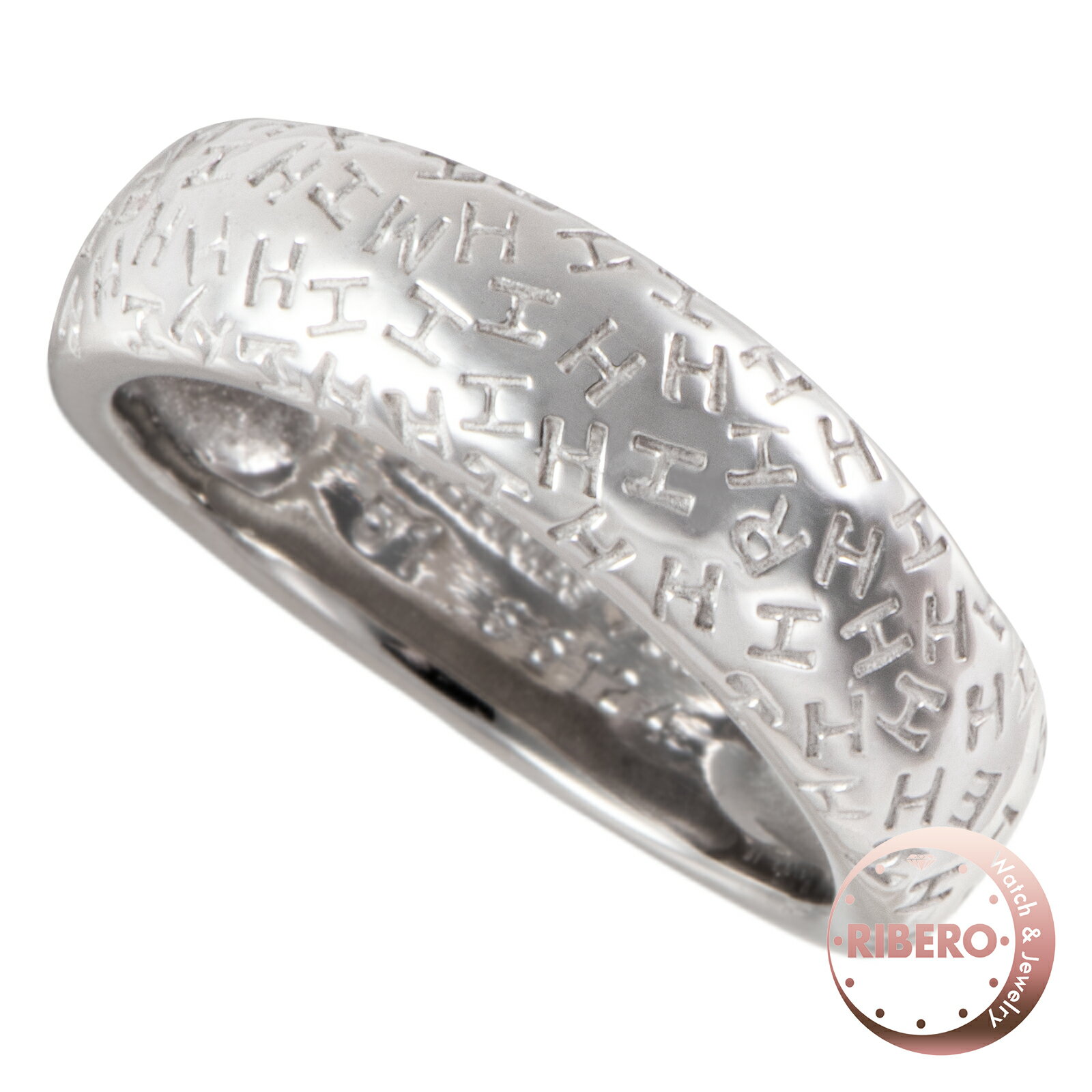 乐天商城 - HERMES エルメス トゥーブー リング 指輪 11号 K18WG シルバー【中古】