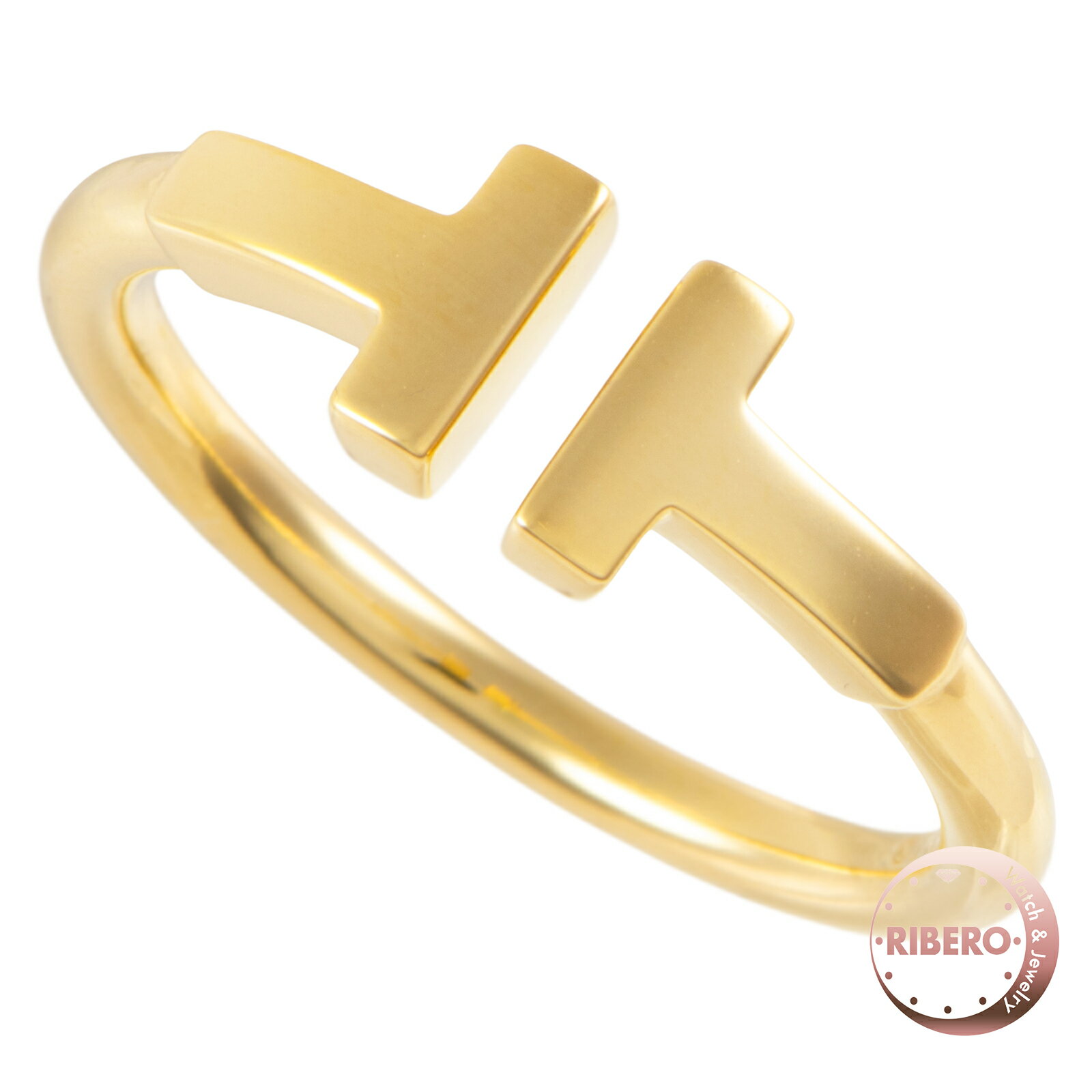 樂天商城 - TIFFANY&Co. ティファニー ティファニーT ワイヤー リング 指輪 9号 K18YG ゴールド【中古】