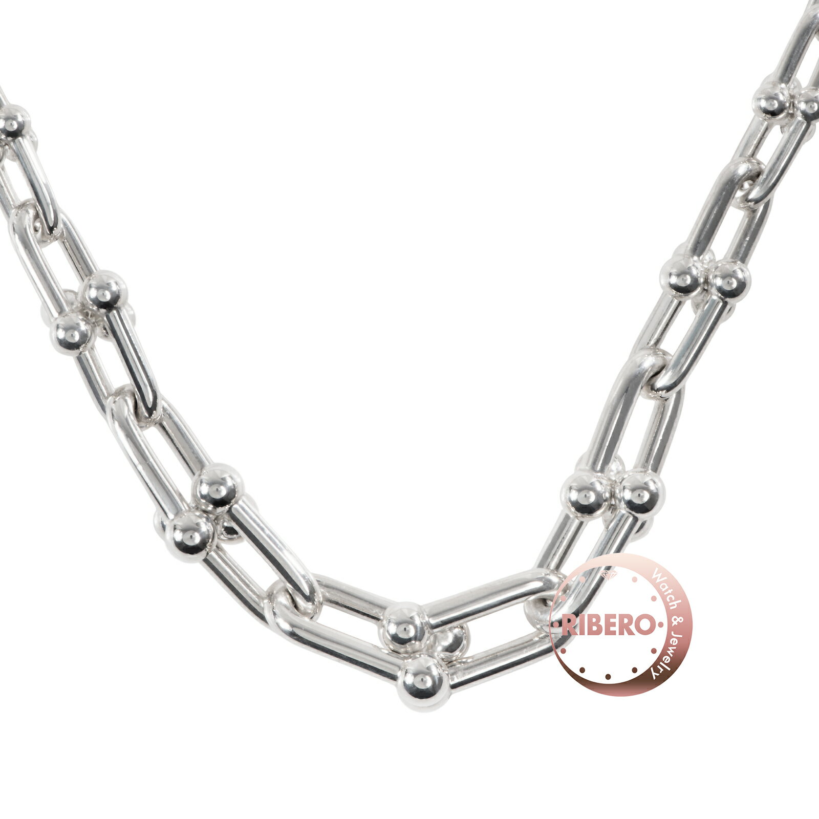 樂天商城 - TIFFANY&Co. ティファニー ハードウェア グラジュエイテッド リンク ネックレス スターリングシルバー シルバー【中古】
