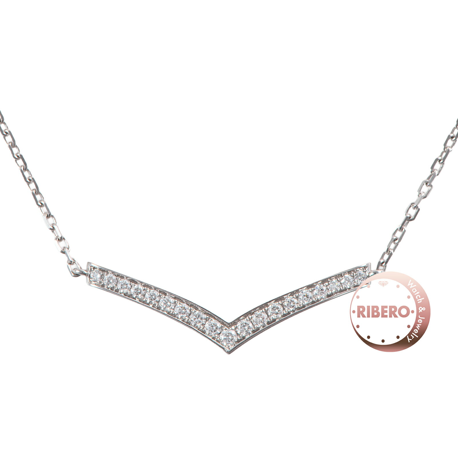 乐天商城 - Chaumet ショーメ ジョゼフィーヌ コレクション エグレット ペンダント 084965-000 ネックレス K18WG ダイヤモンド シルバー【中古】