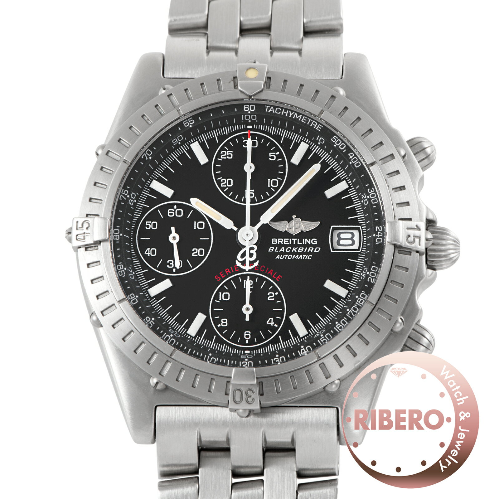 乐天商城 - BREITLING ブライトリング クロノマット A13350(A146BLBDBA) ブラックバード ステンレススチール【中古】