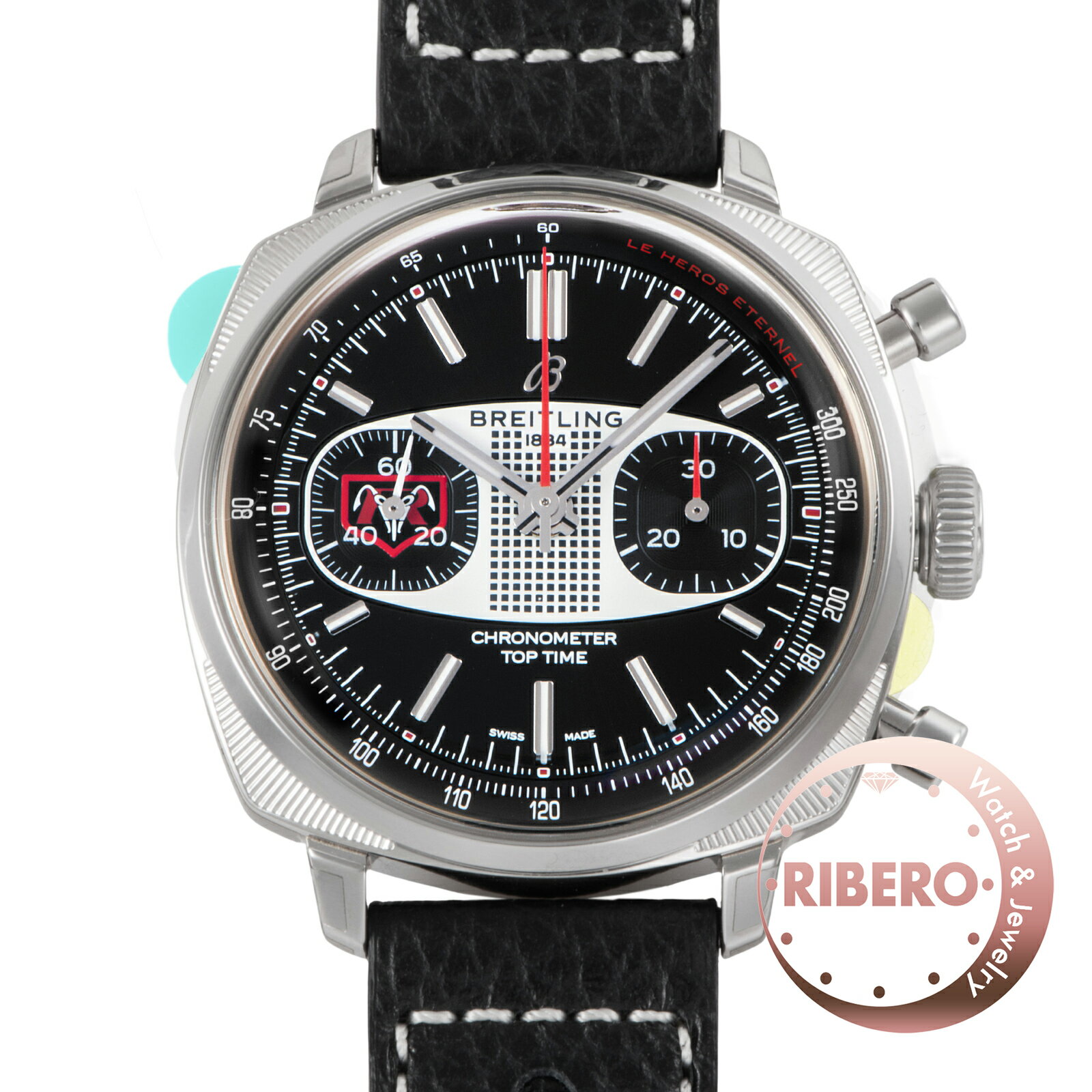 乐天商城 - 【未使用】BREITLING ブライトリング トップタイム B01 レーシング 仮面ライダー リミテッド AB01774A1B1X1 保証書2026年 仮面ライダー放映55周年 日本限定155本 2026年新作 ステンレススチール【中古】