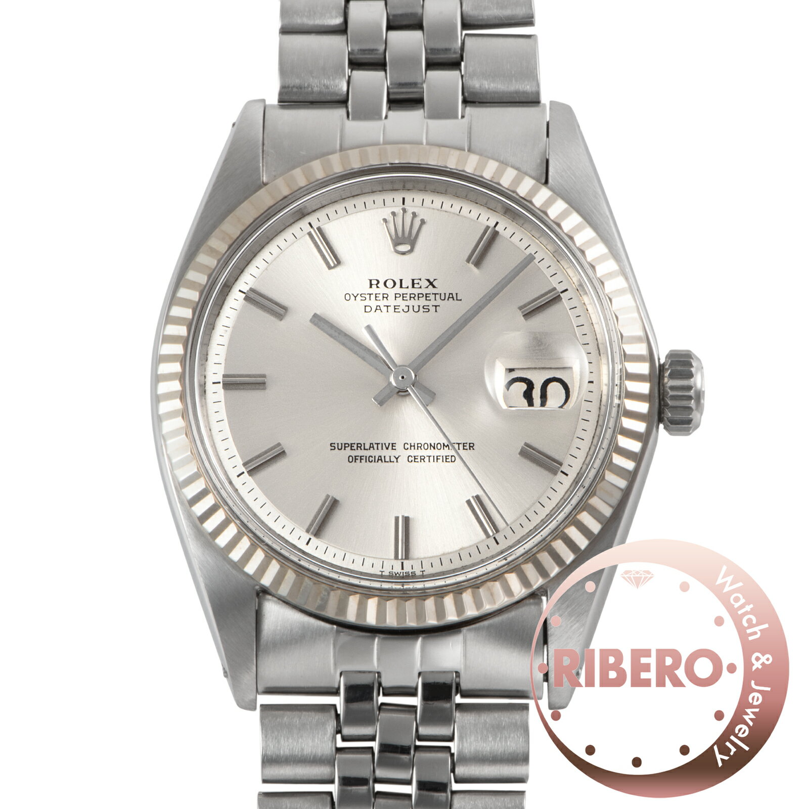 乐天商城 - ROLEX ロレックス デイトジャスト 1601 1969年製 SS/WG【中古】