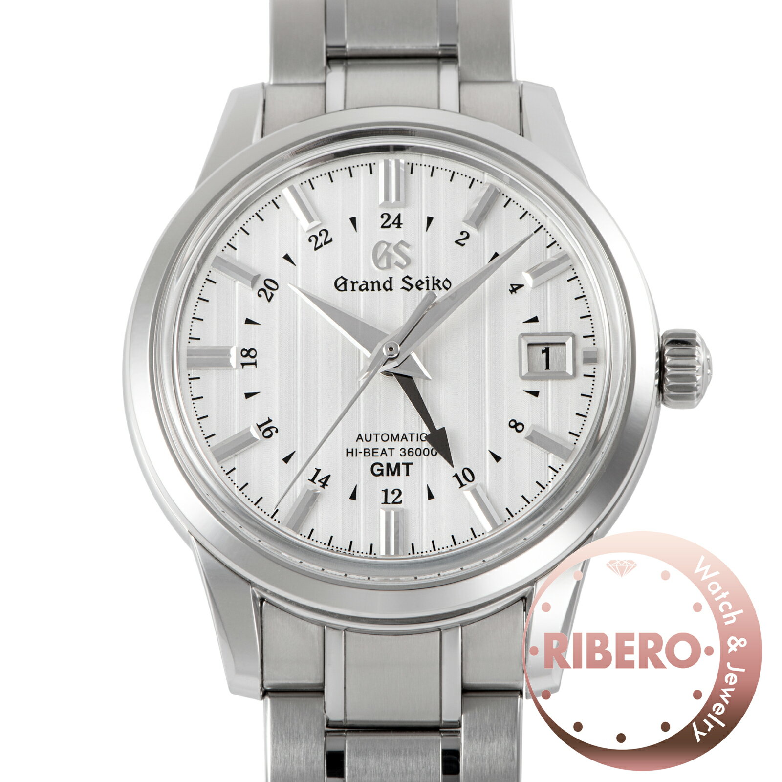 乐天商城 - SEIKO セイコー グランドセイコー エレガンスコレクション メカニカルハイビート36000 GMT 雪化床 SBGJ271 ステンレススチール【中古】