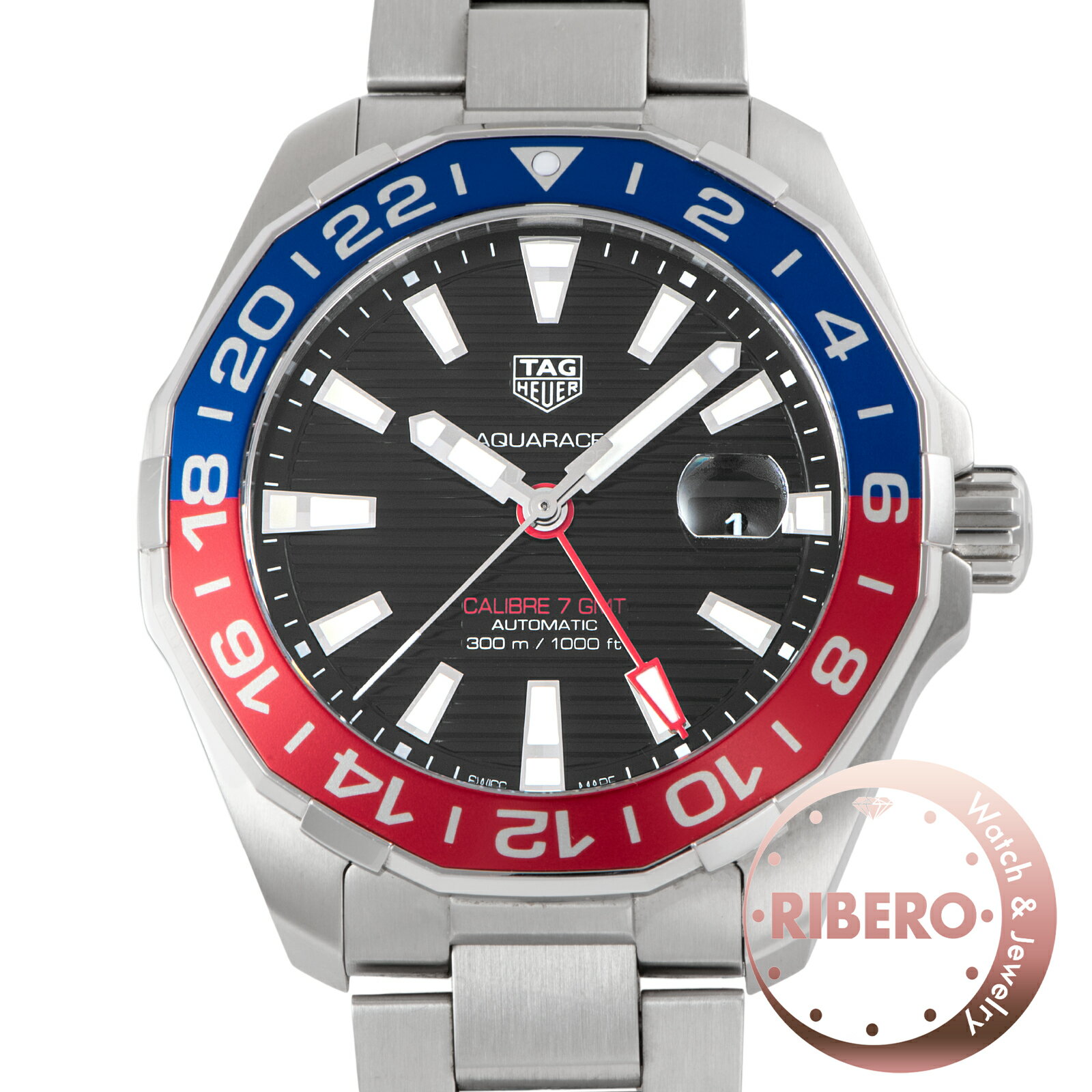 Rakuten - TAG HEUER タグホイヤー アクアレーサー GMT WAY201F.BA0927 ステンレススチール【中古】