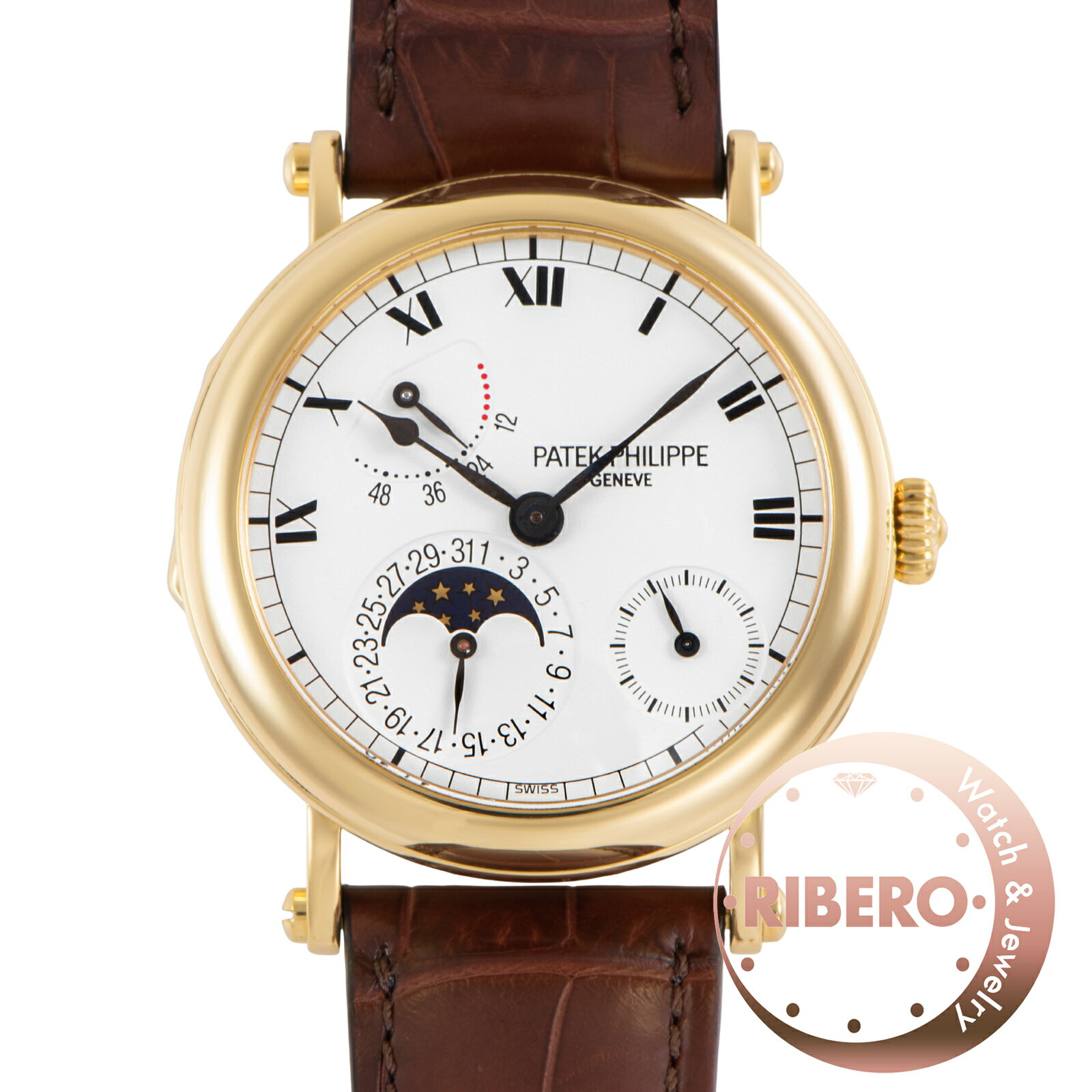 PATEK PHILIPPE パテックフィリップ オフィサー プチコンプリケーション 5054J-001 K18YG【中古】