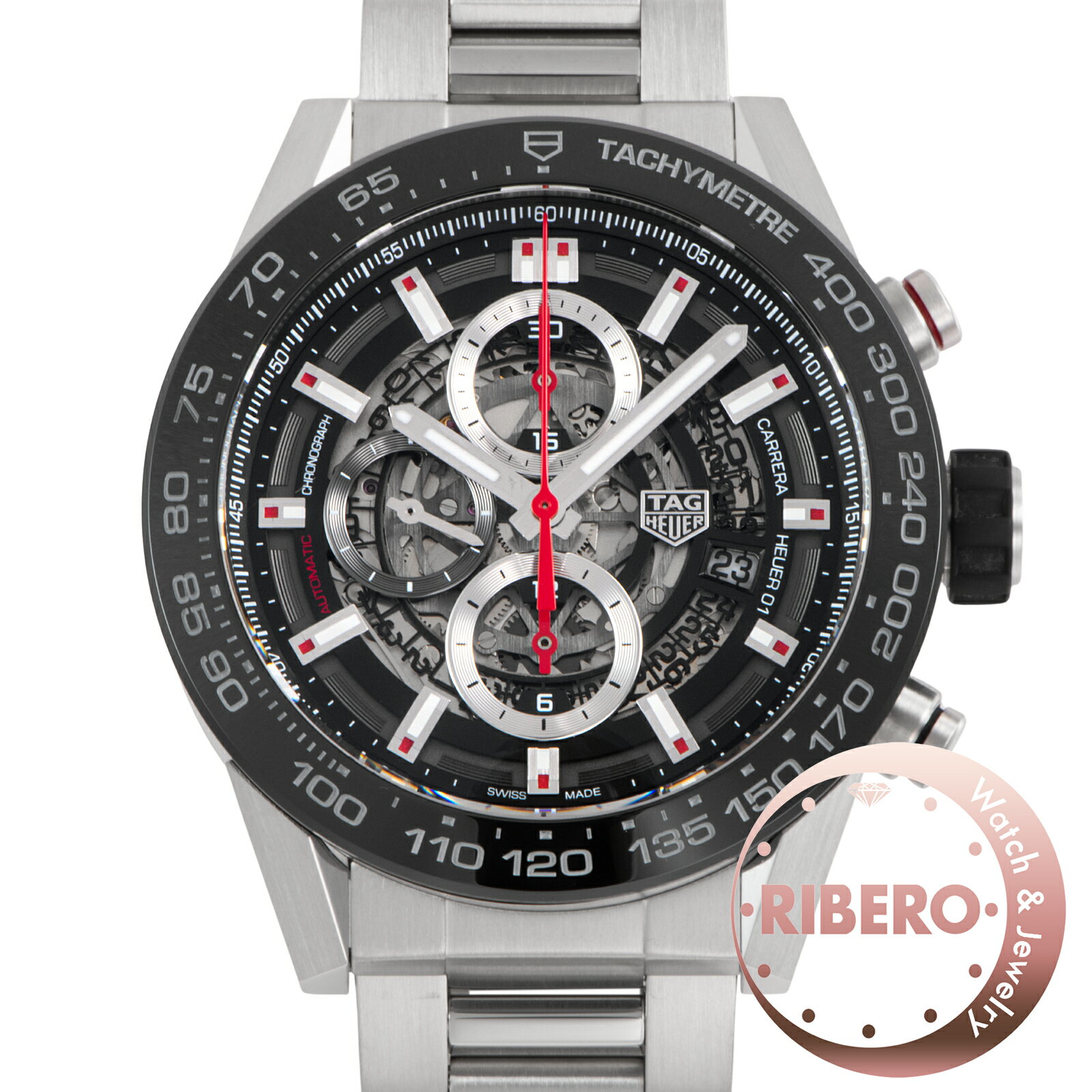 樂天商城 - TAG HEUER タグホイヤー カレラ キャリバー ホイヤー01 クロノグラフ CAR2A1W.BA0703 ステンレススチール【中古】