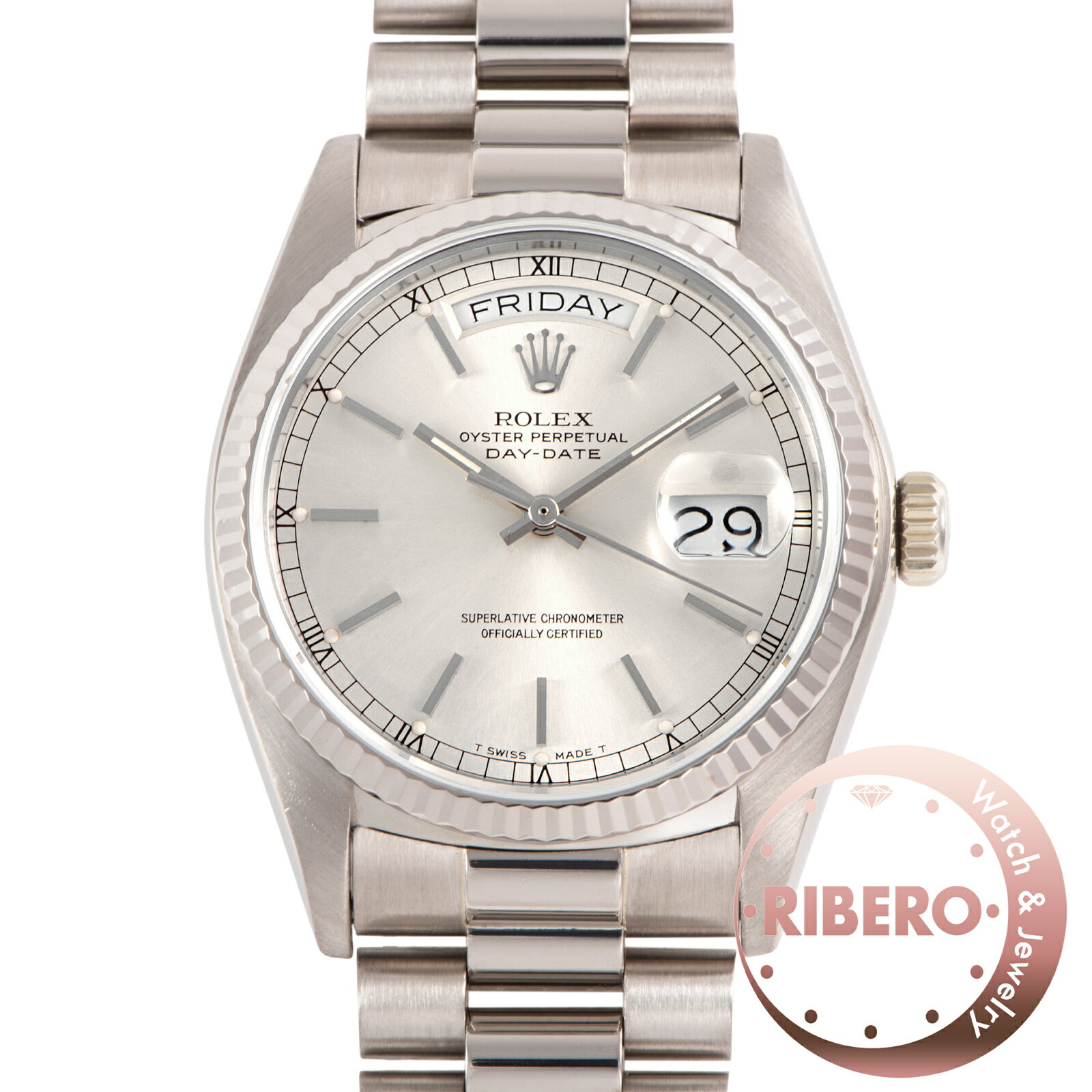 樂天商城 - ROLEX ロレックス デイデイト 18039 R番 Tritium K18WG【中古】