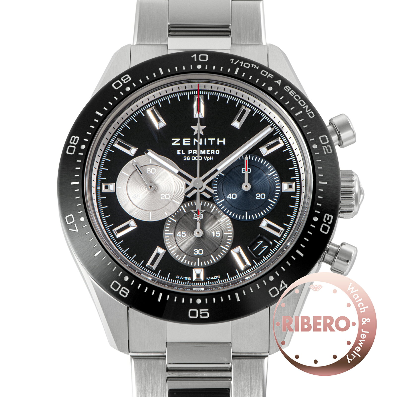 ZENITH ゼニス クロノマスター エル プリメロ スポーツ 03.3100.3600/21.M3100 ステンレススチール【中古】