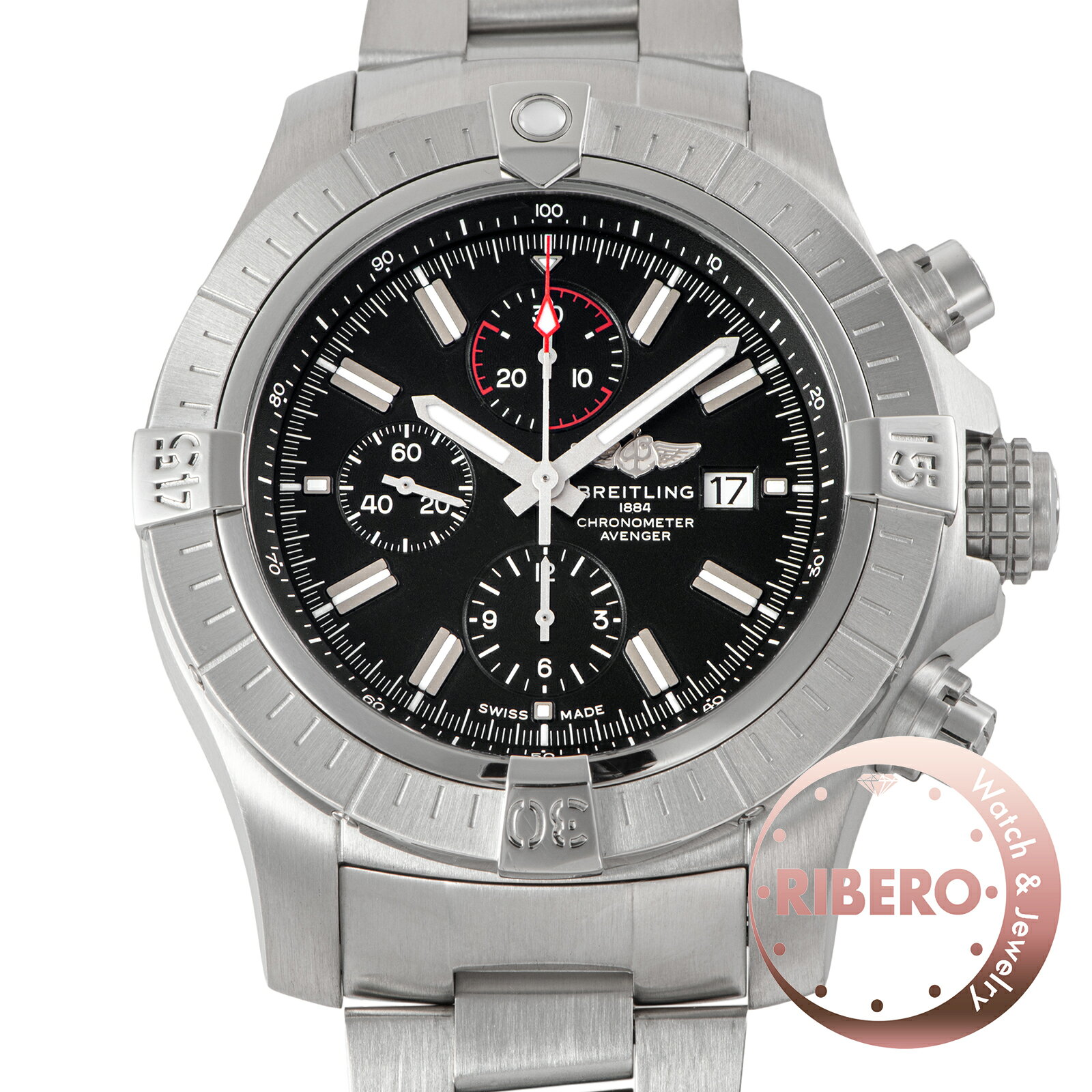 BREITLING ブライトリング スーパー アベンジャー クロノグラフ 48 A13375101B1A1(A13375) ステンレススチール【中古】