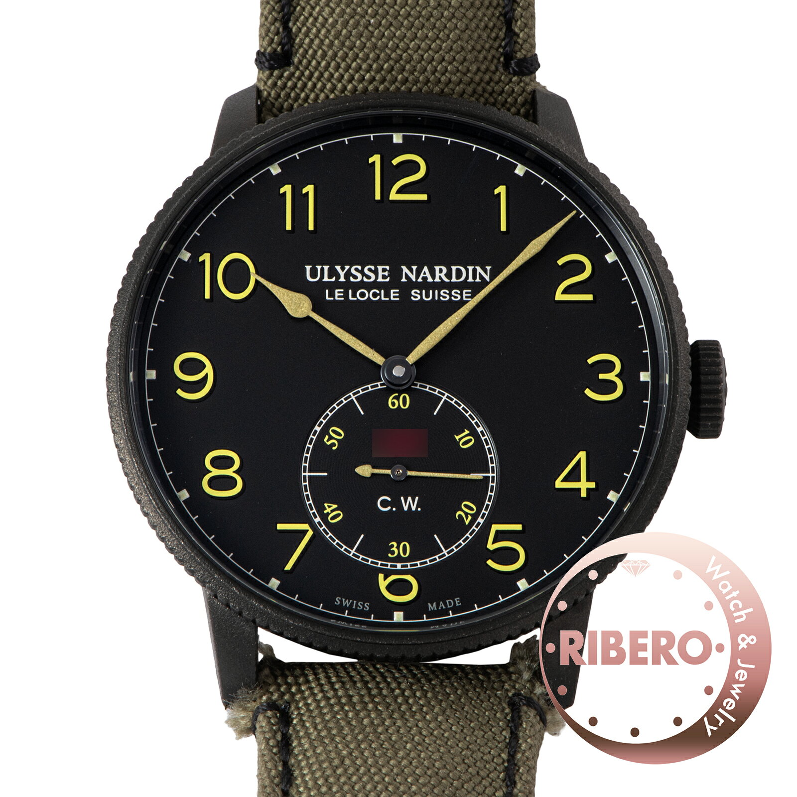 Ulysse Nardin ユリス・ナルダン マリーン トルピユール ミリタリー 1183-320LE/BLACK 300本限定モデル ステンレススチール PVD