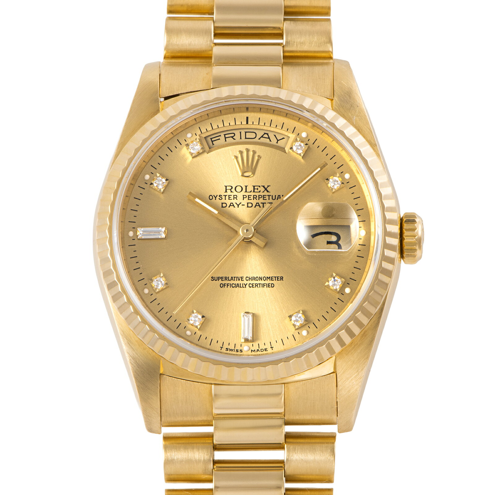 RIBERO楽天市場店のROLEX ロレックス デイデイト 18238A L番 K18YG【中古】｜アングル2