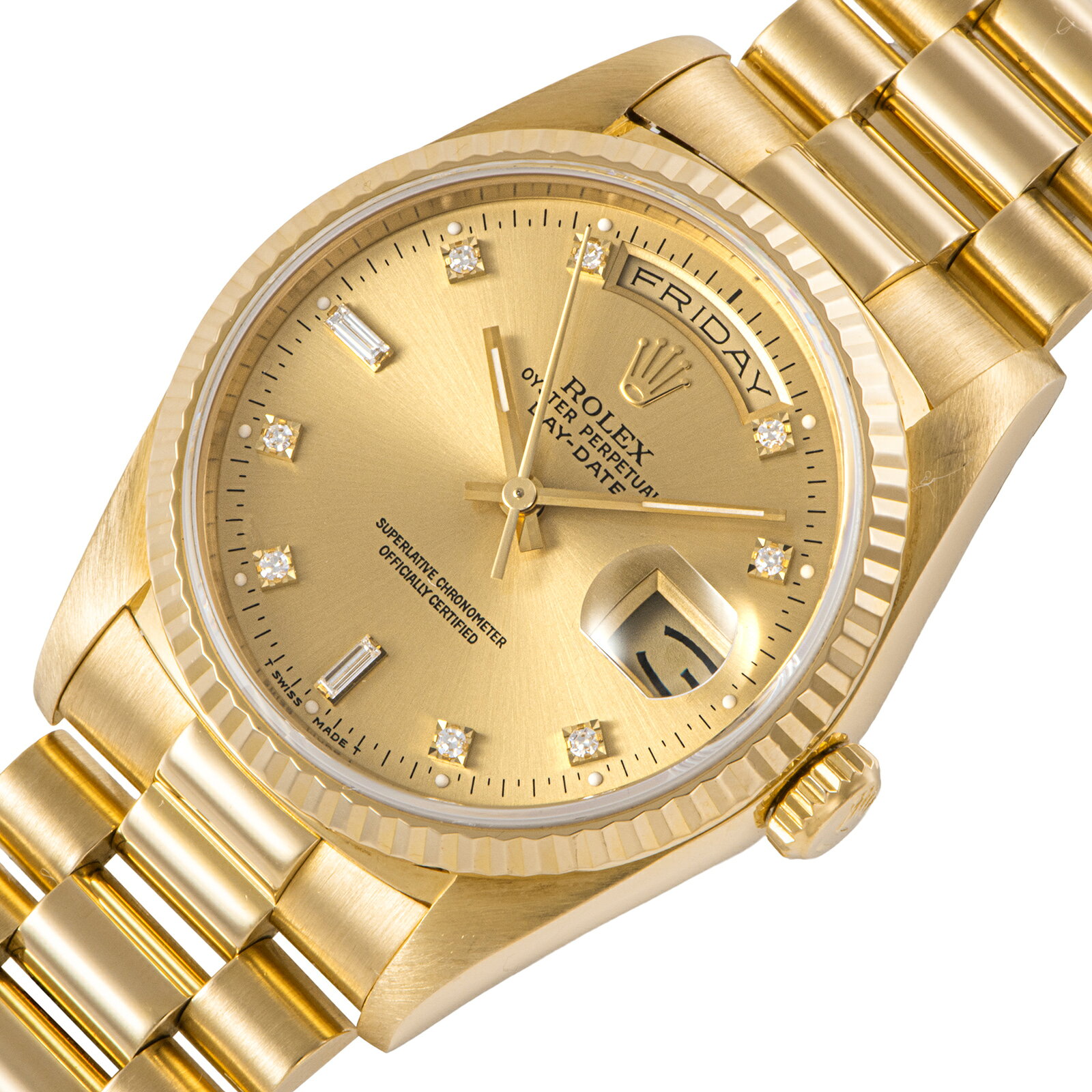 RIBERO楽天市場店のROLEX ロレックス デイデイト 18238A L番 K18YG【中古】｜アングル3