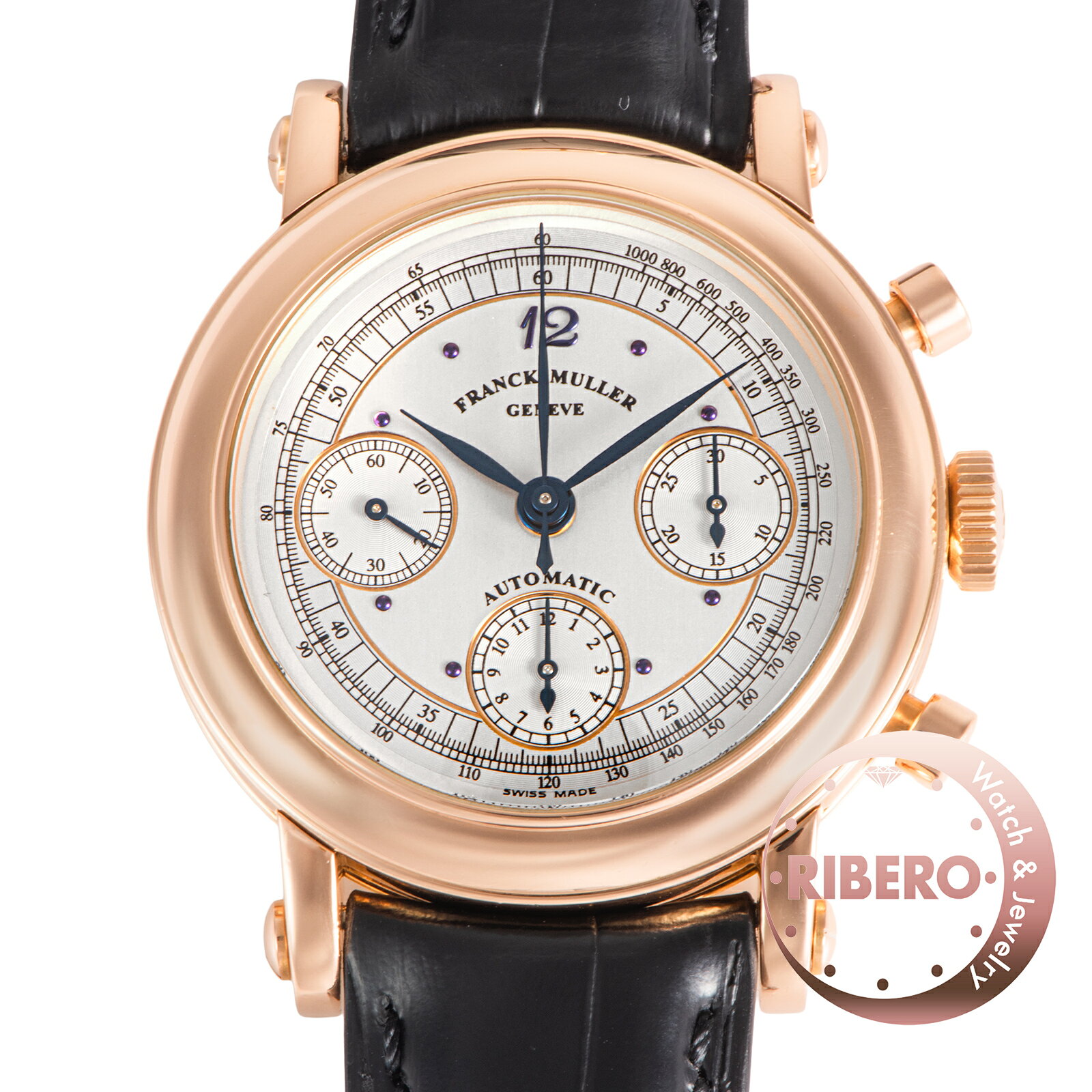 FRANCK MULLER フランクミュラー ラウンドクロノ 7000CC K18PG【中古】