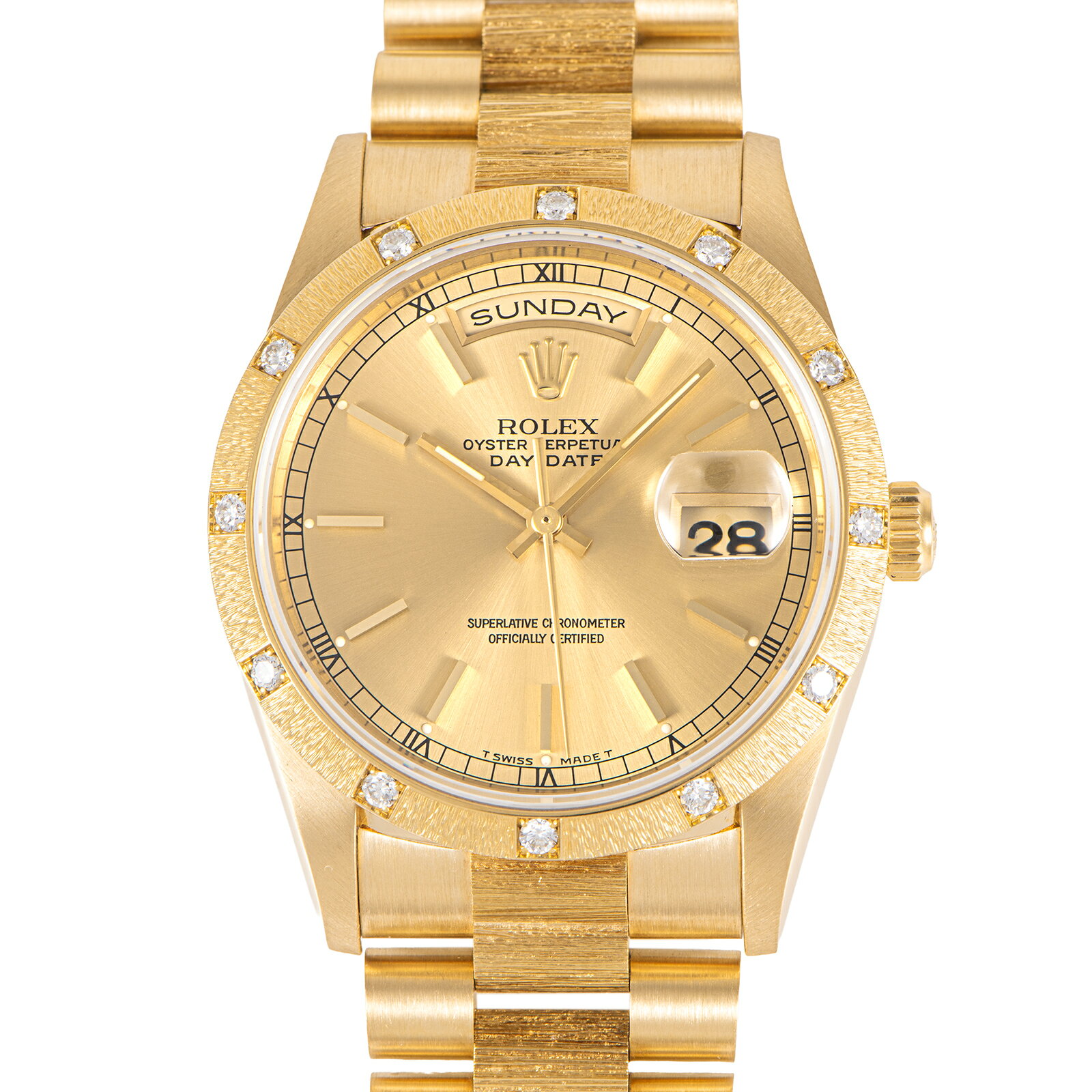 ROLEX ロレックス デイデイト 18038 R番 Tritium バーク K18YG 中古 ribero-10032265 RIBERO楽天市場店 サンプル画像2