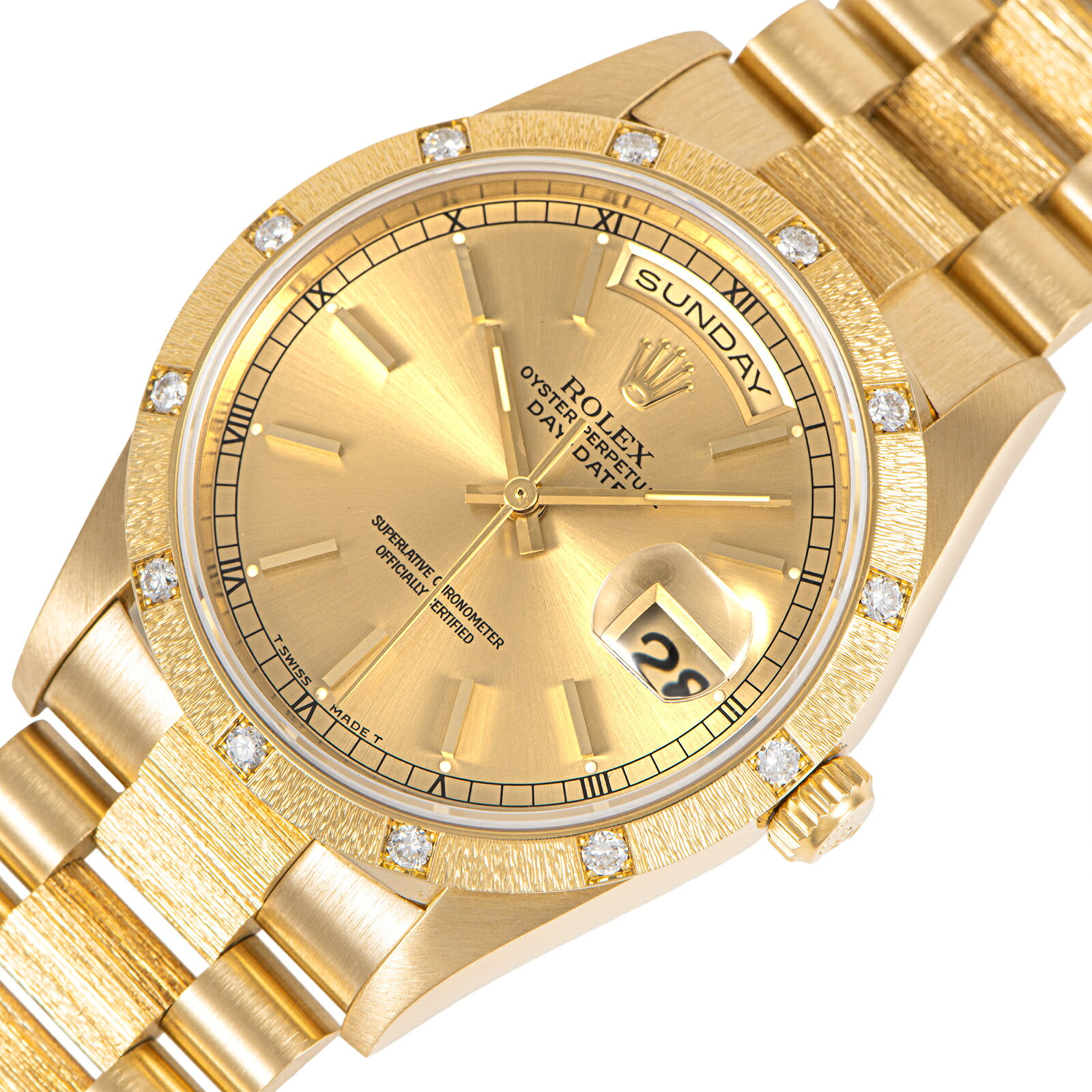 ROLEX ロレックス デイデイト 18038 R番 Tritium バーク K18YG 中古 ribero-10032265 RIBERO楽天市場店 サンプル画像3