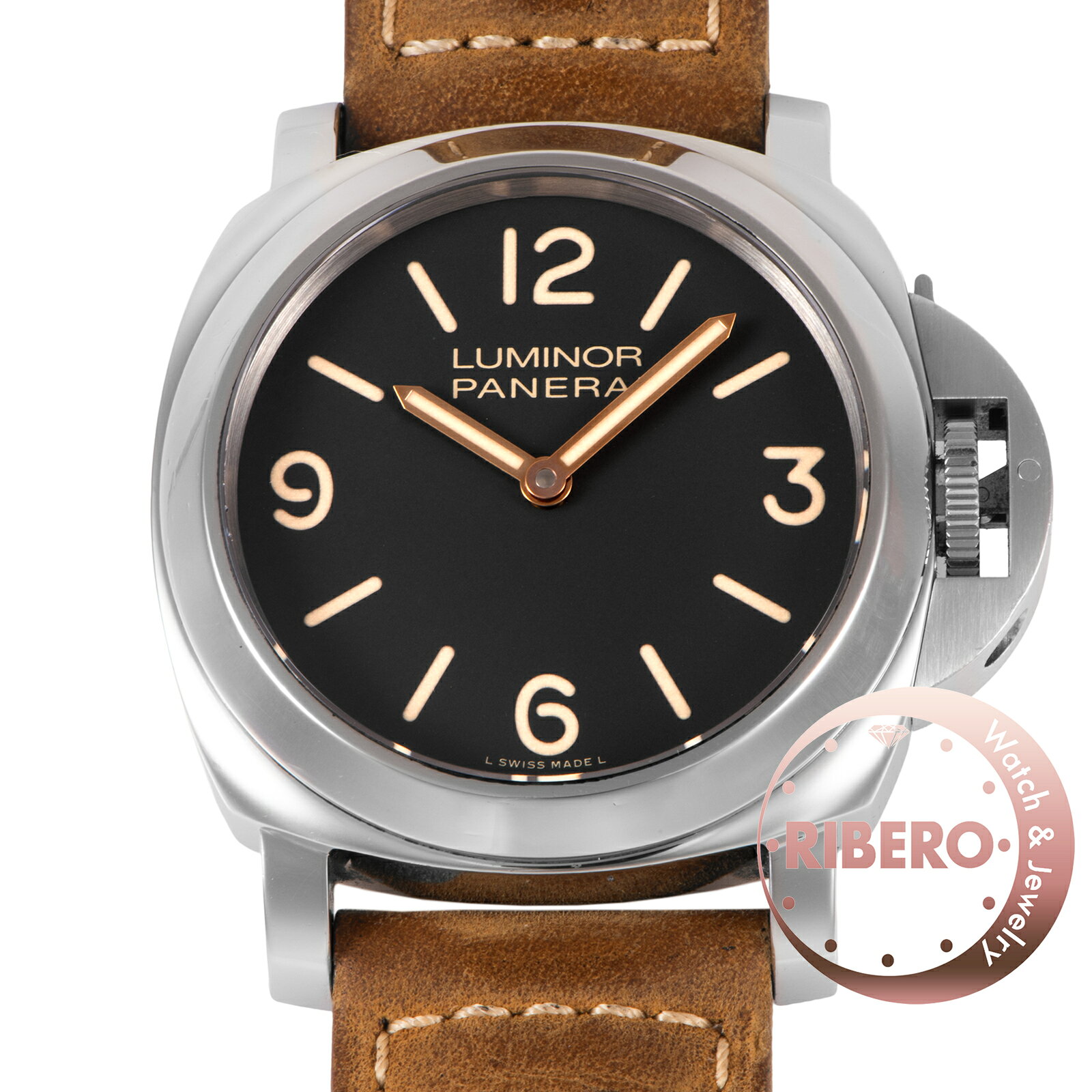 OFFICINE PANERAI オフィチーネパネライ ルミノールベース ブティック限定 PAM00390 2000本限定 ステンレススチール【中古】